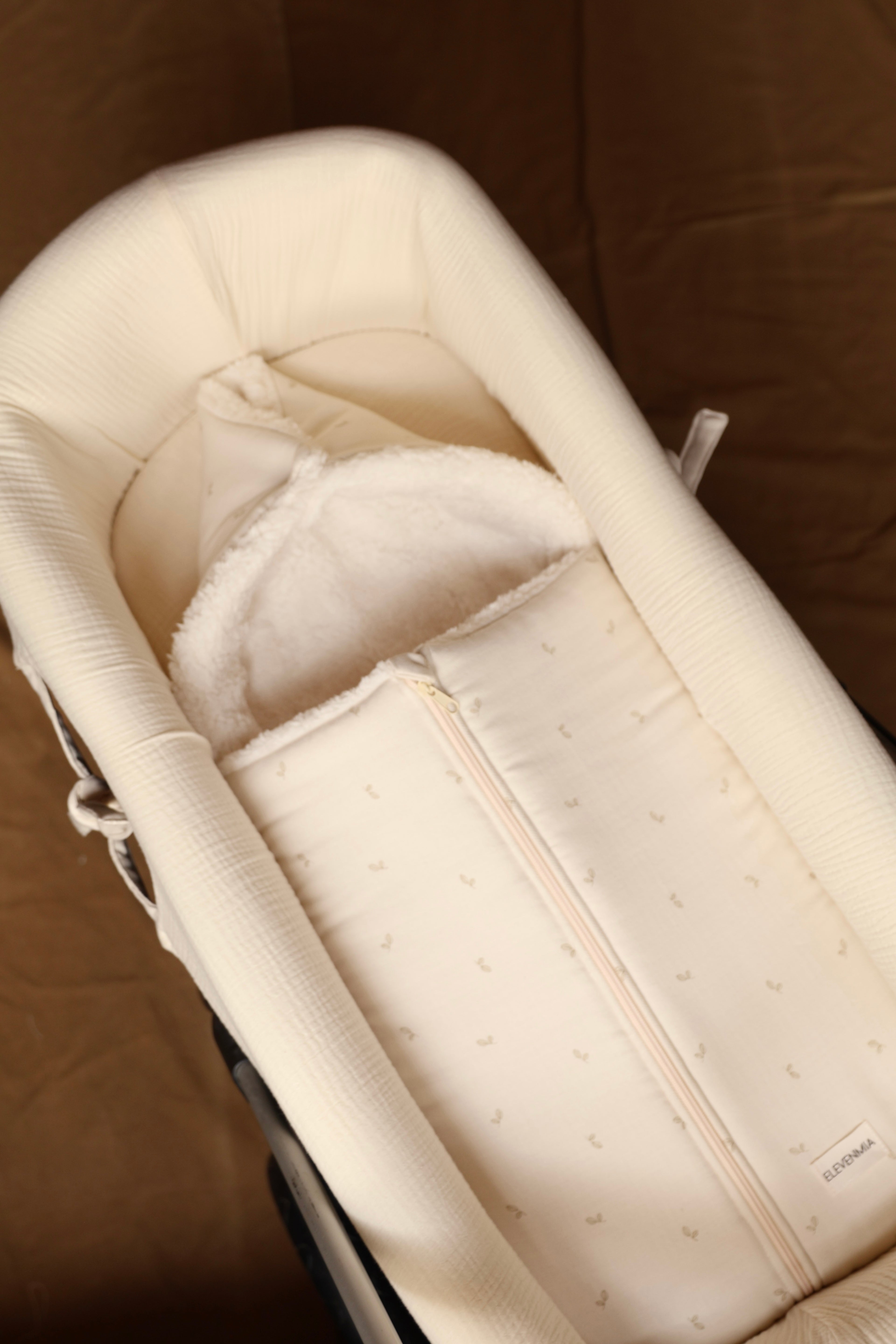 Saco Capazo Cello Oliva + Borreguito