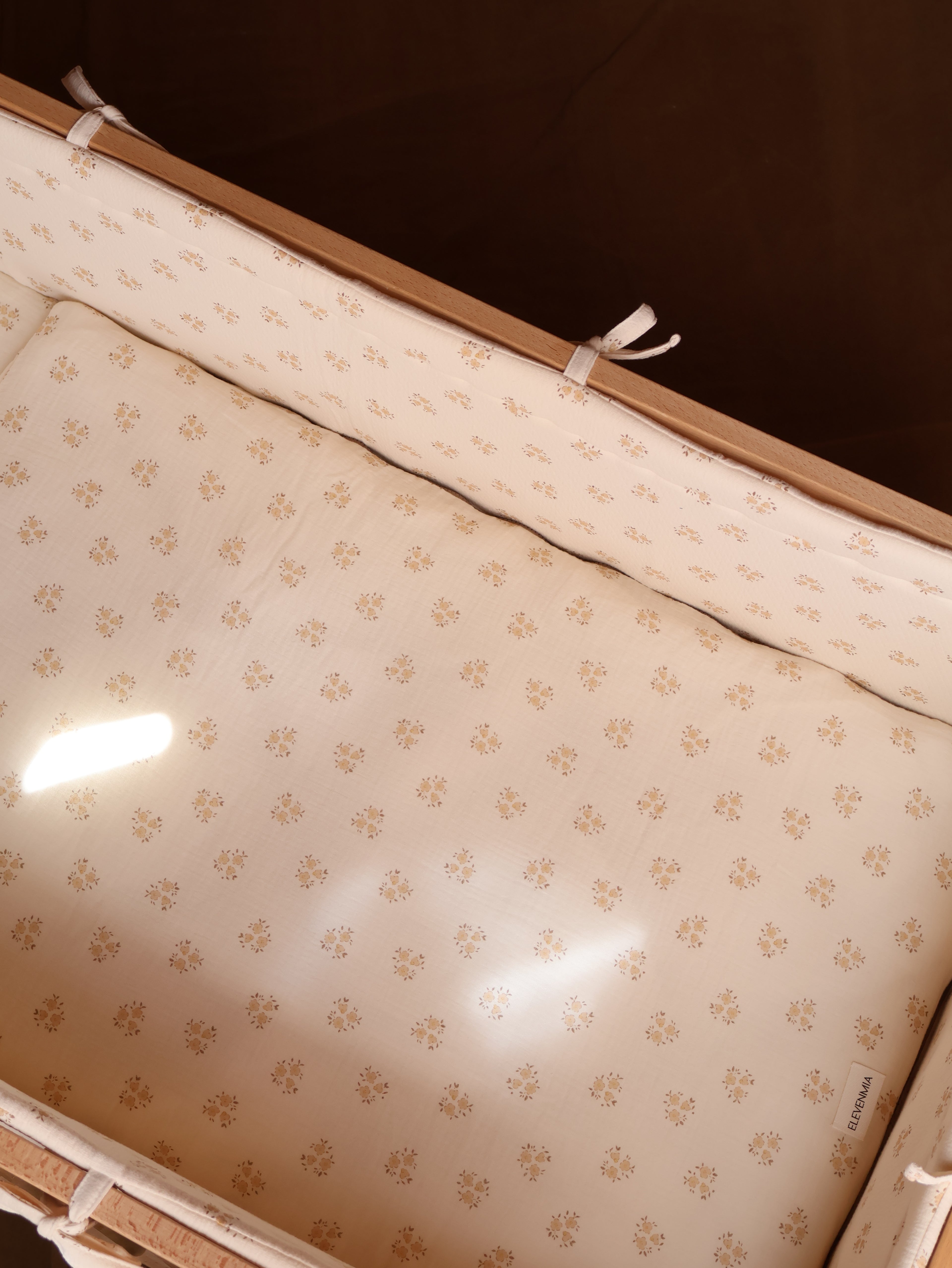 Sac à fond de berceau 60 x 120 Gaze Sia Sand