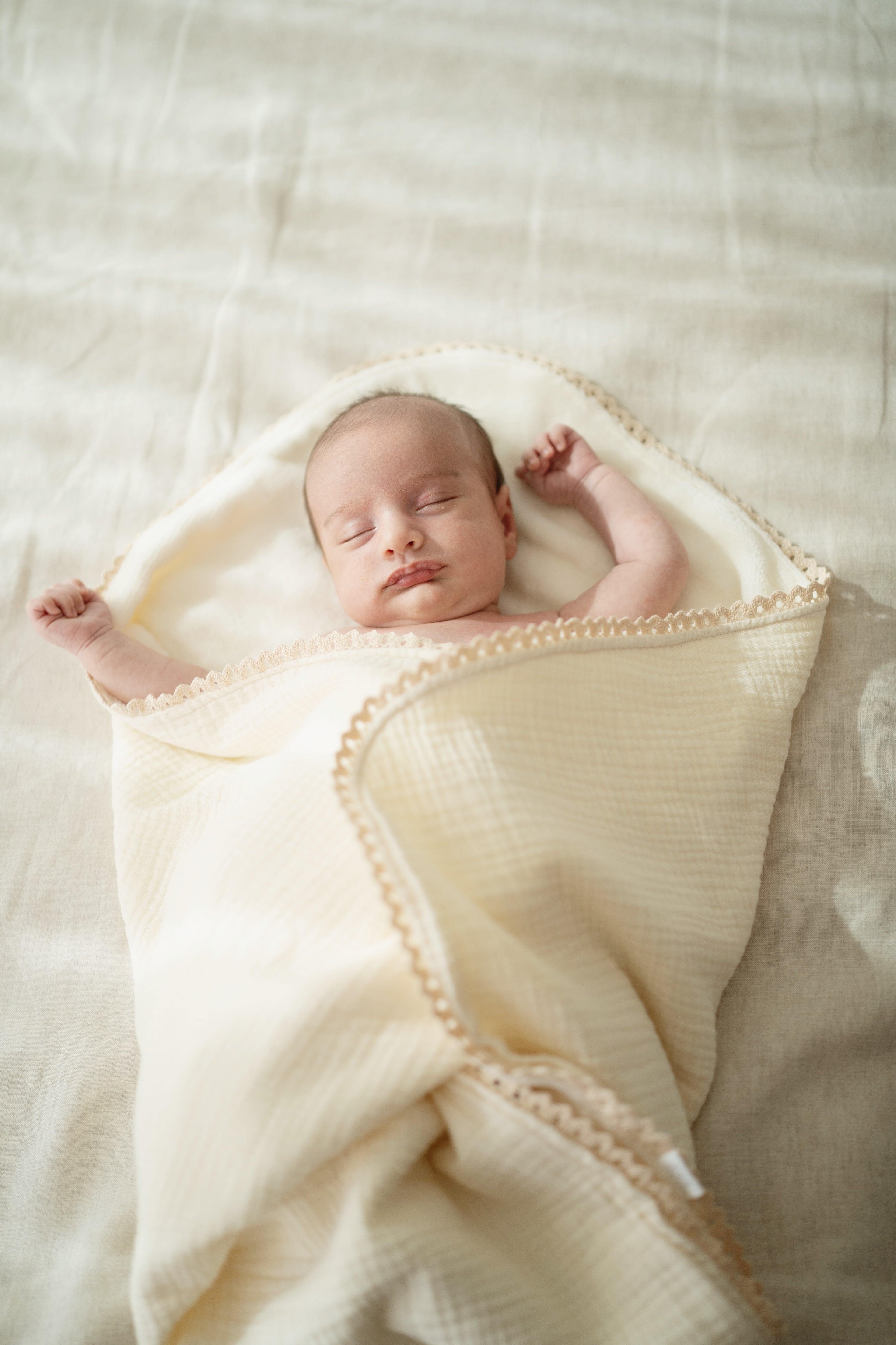 Arrullo Gasa Cruda + Rizo Bambú