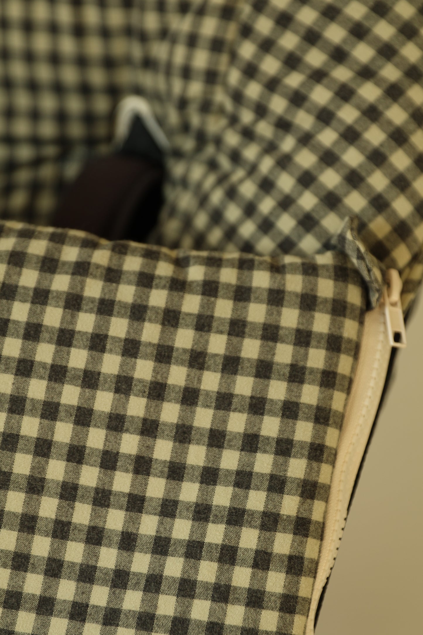 Saco Silla Cochecito Vichy Verde Militar