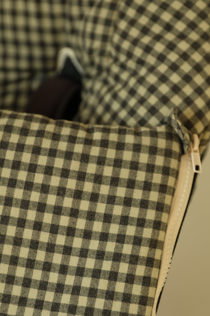 Saco Silla Cochecito Vichy Verde Militar