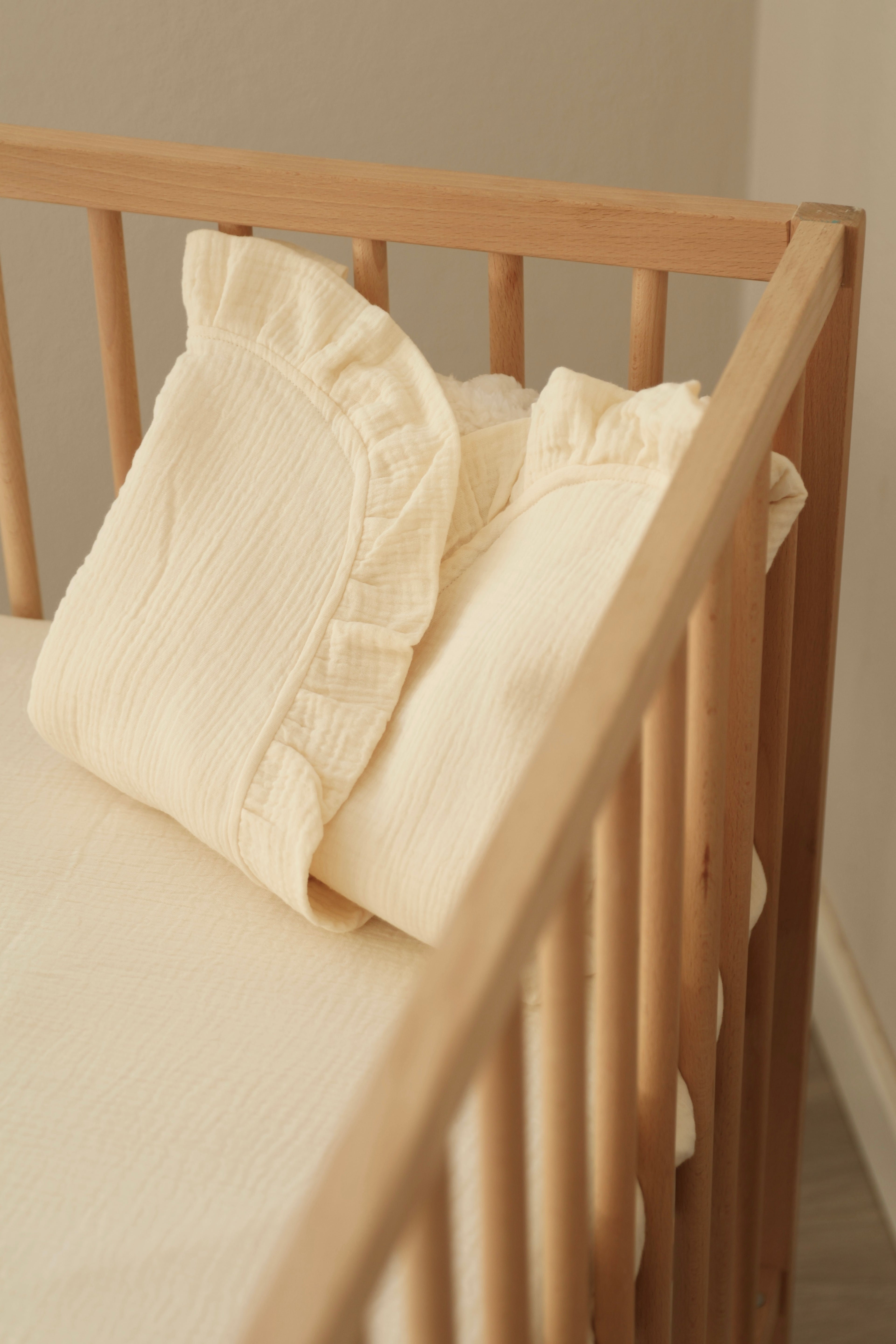 Manta Gasa Cruda + Borreguito