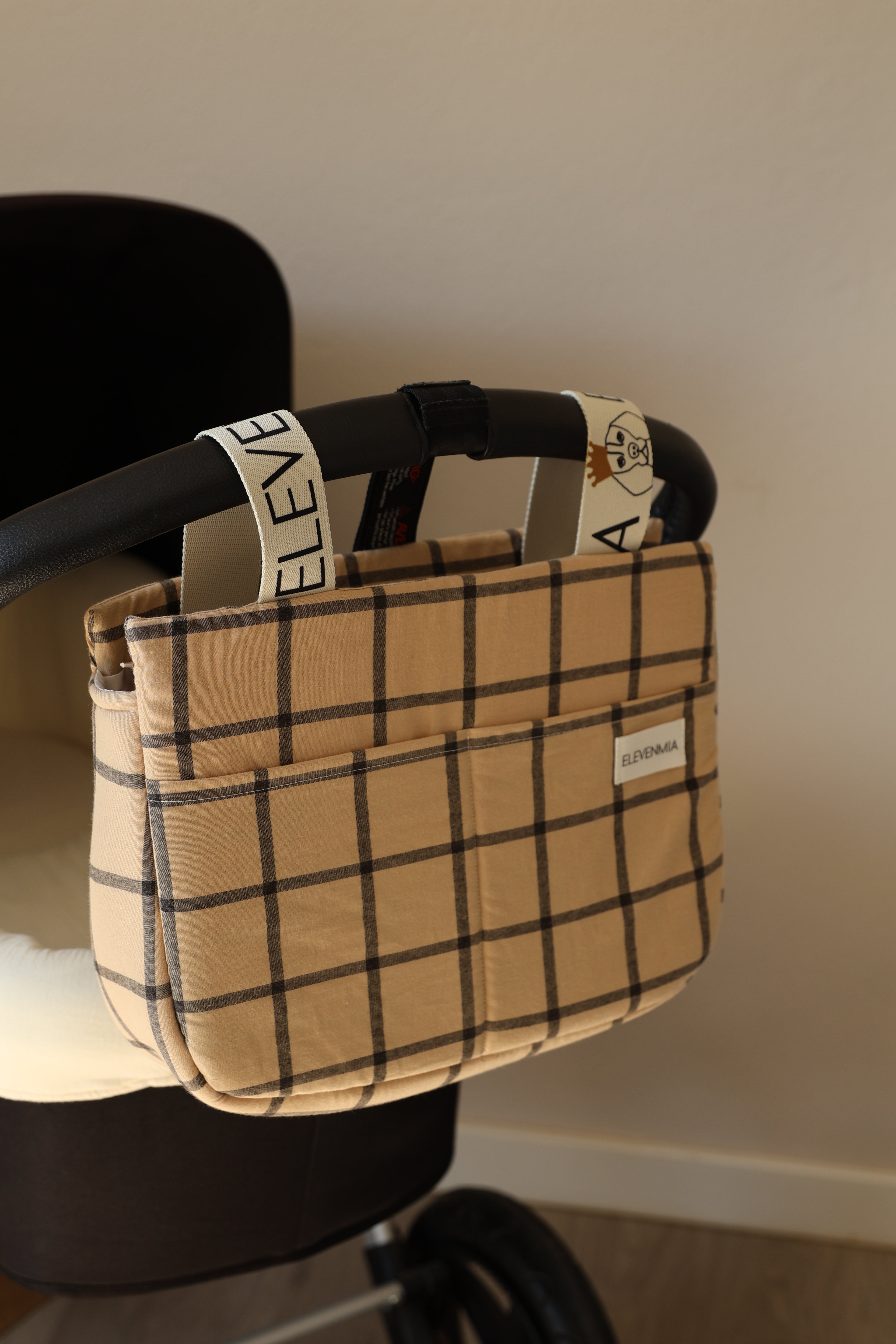 Bolso Babi Cuadro Ocre