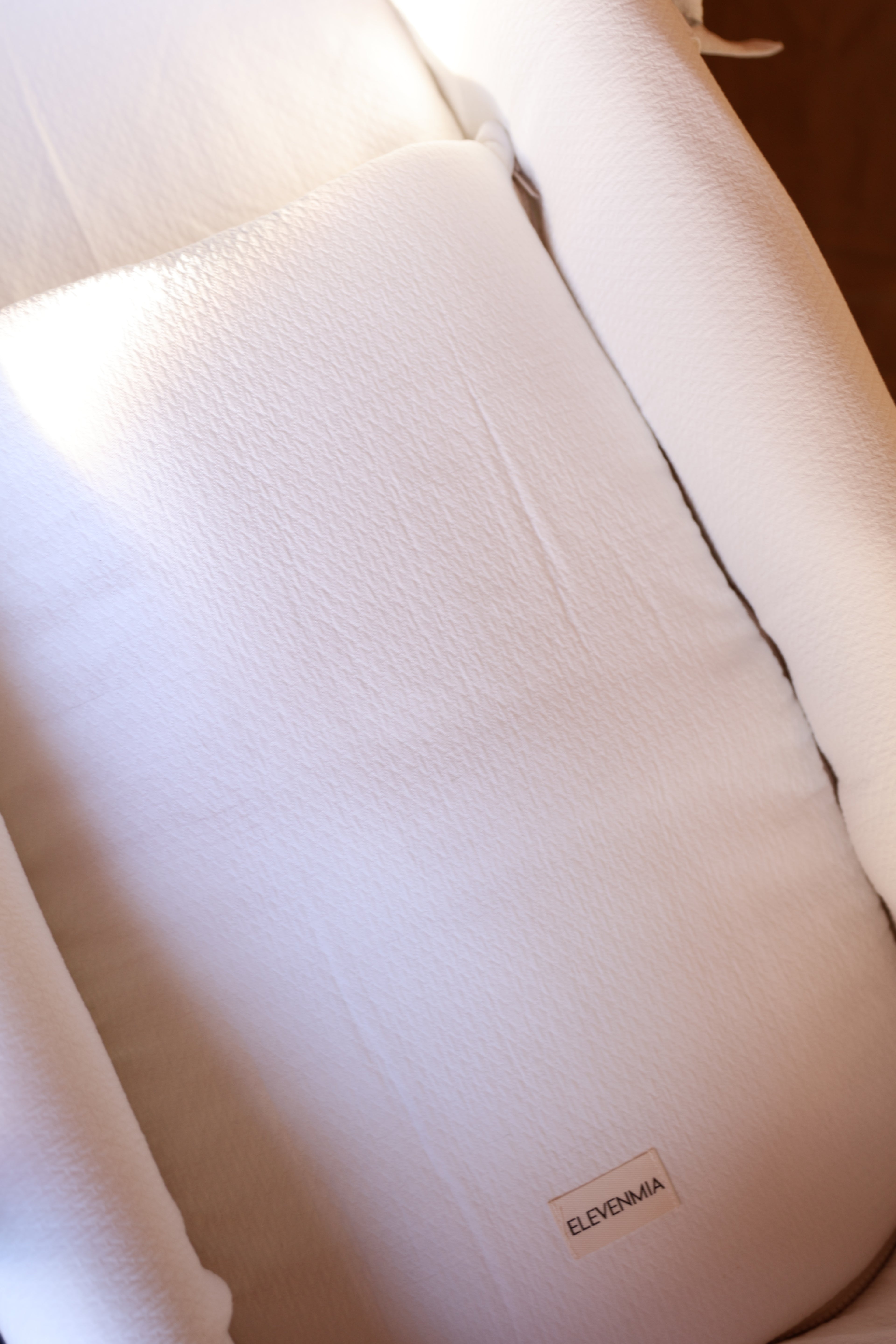 Vestidura Cochecito Dolby Blanco + Gasa Cruda Reversible