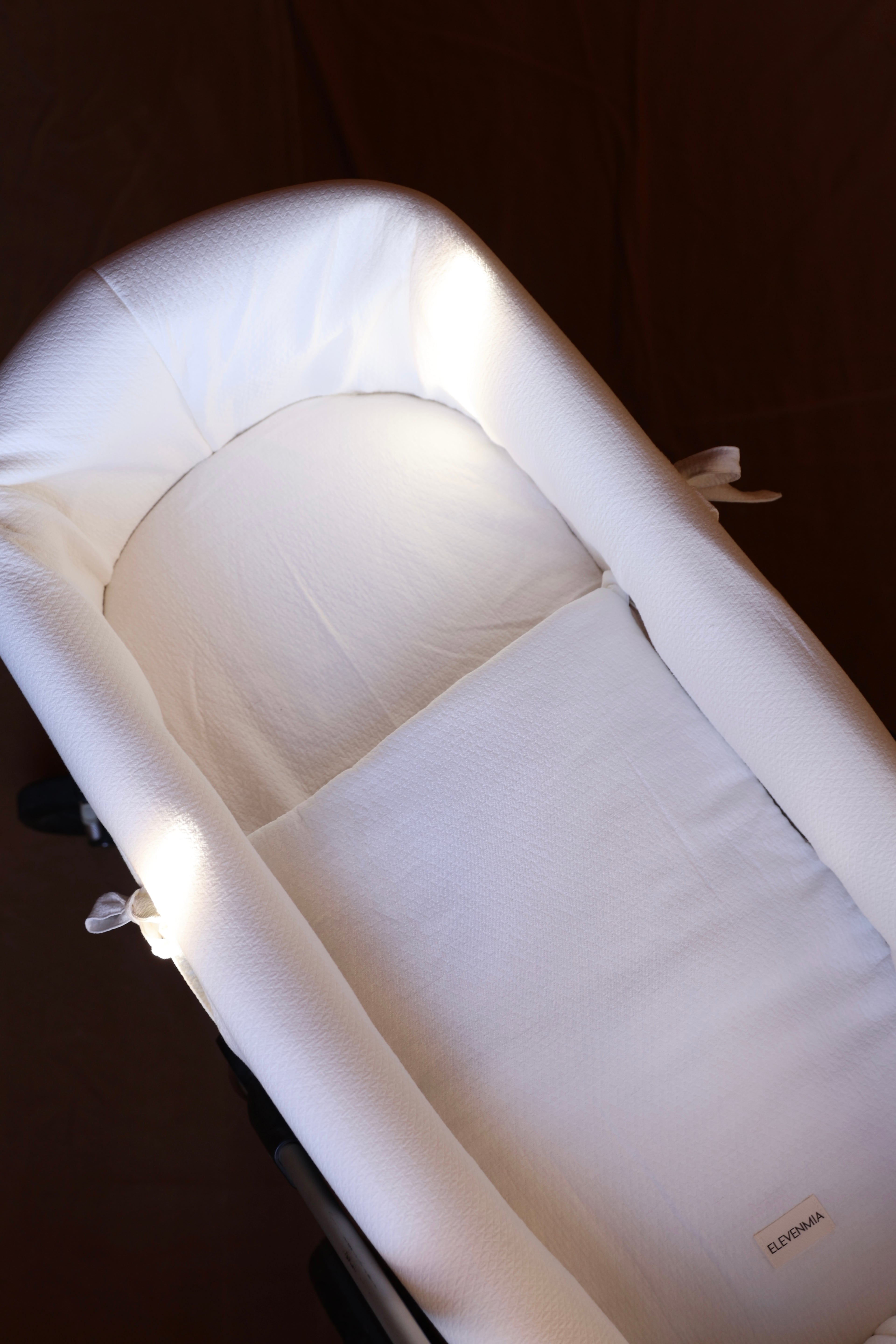 Saco Bajera Cochecito Dolby Blanco