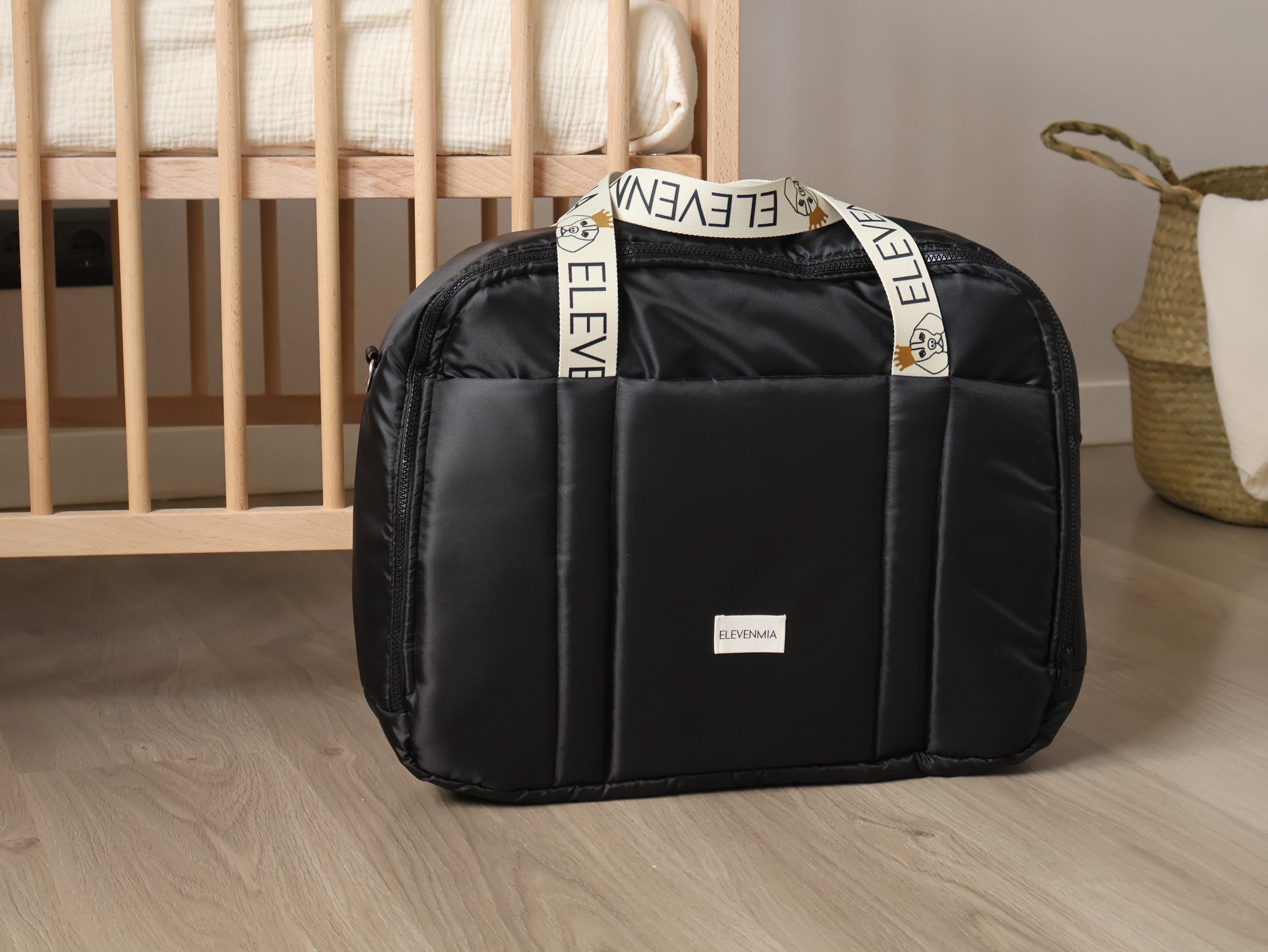 Maleta Maternal Technic Negro Impermeable