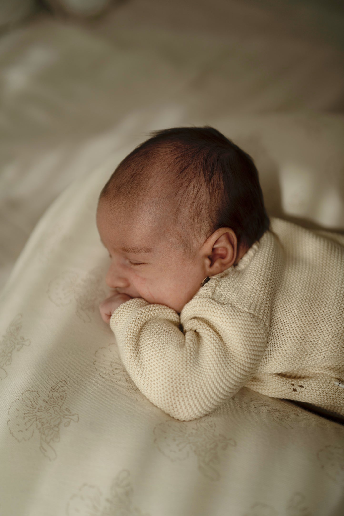 Conjunto Punto Tricot Beige