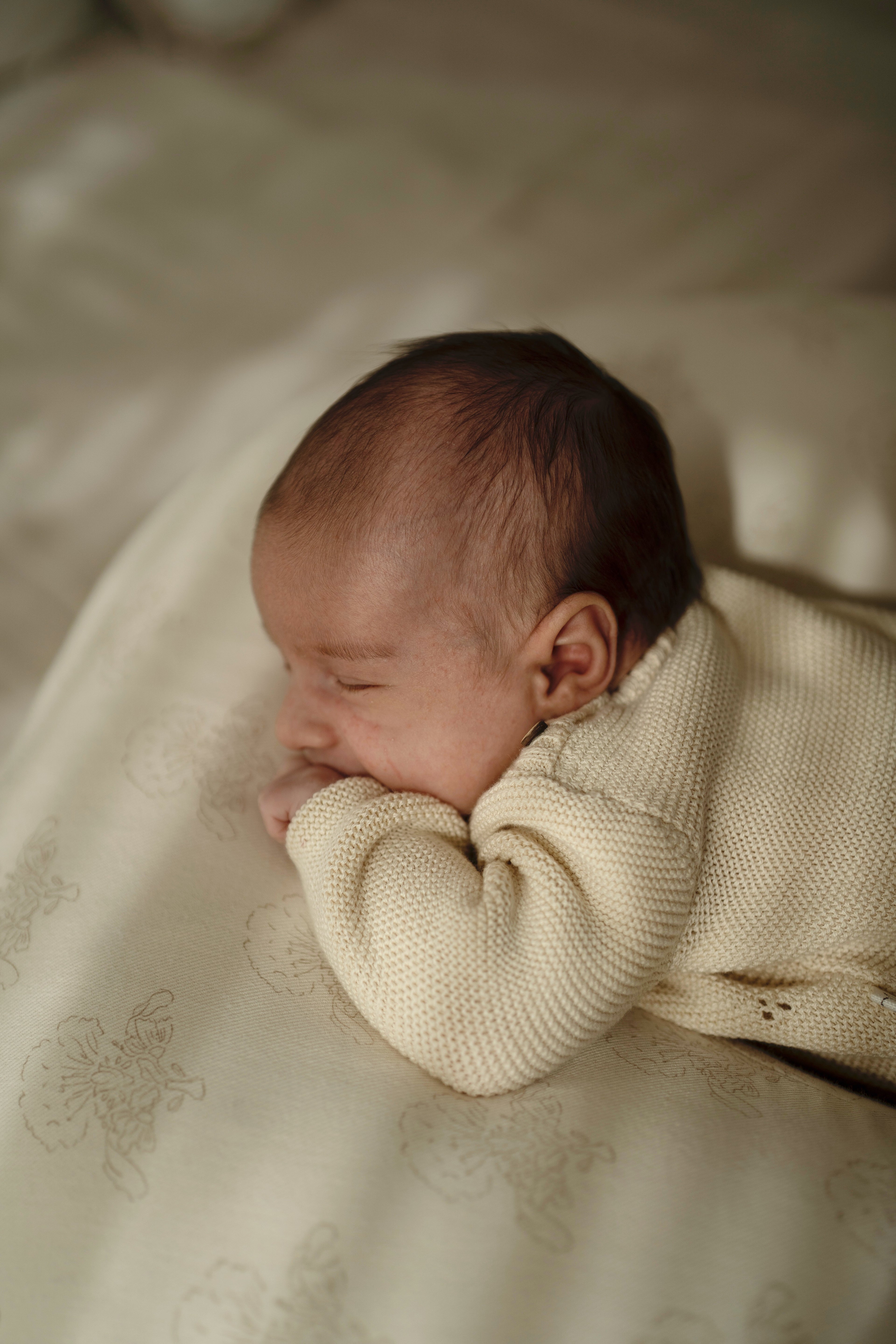 Conjunto Punto Tricot Beige