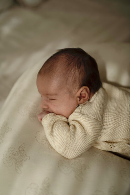 Conjunto Punto Tricot Beige