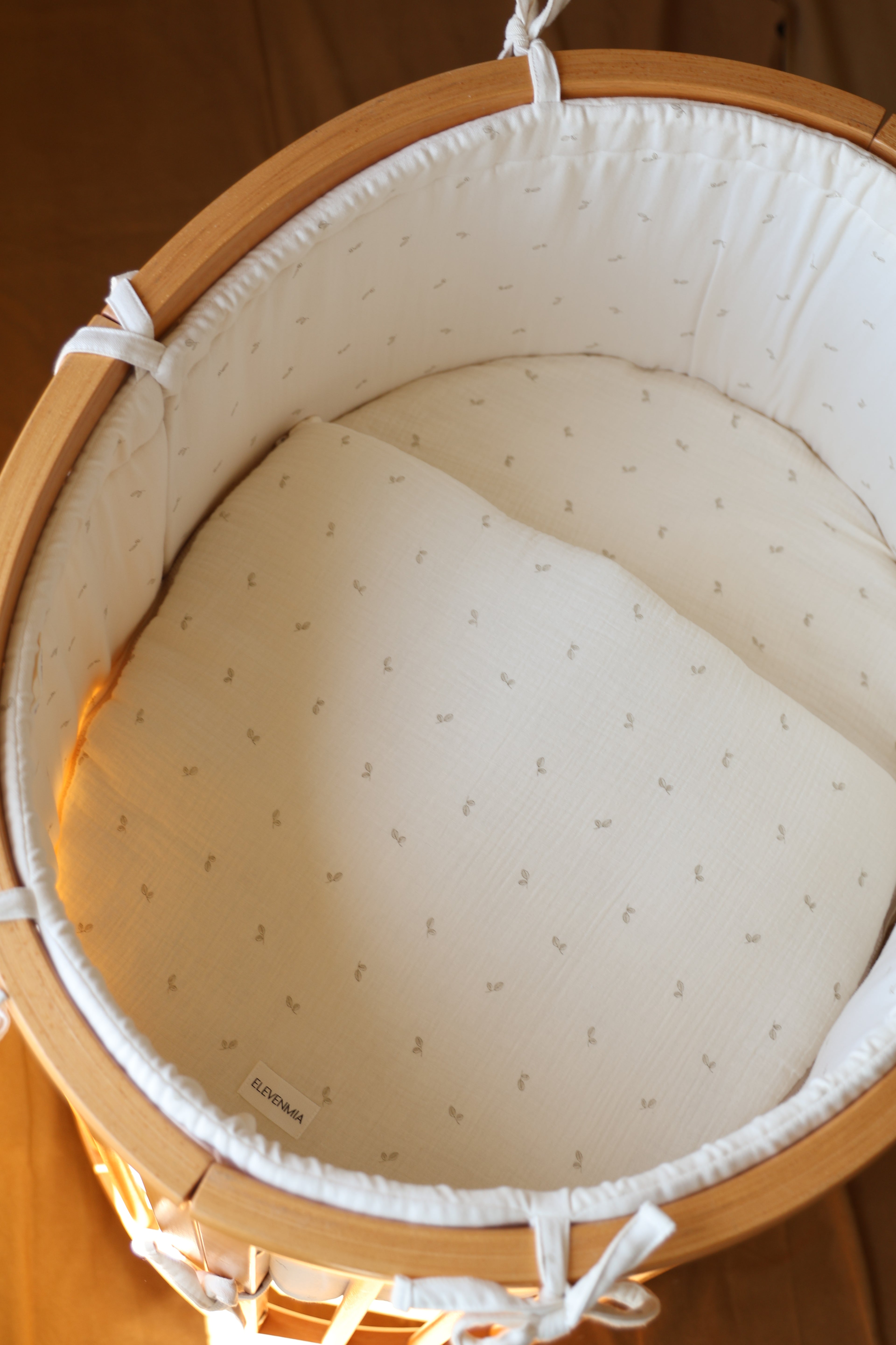 Saco Bajera de MINI CUNA Stokke Gasa Oliva