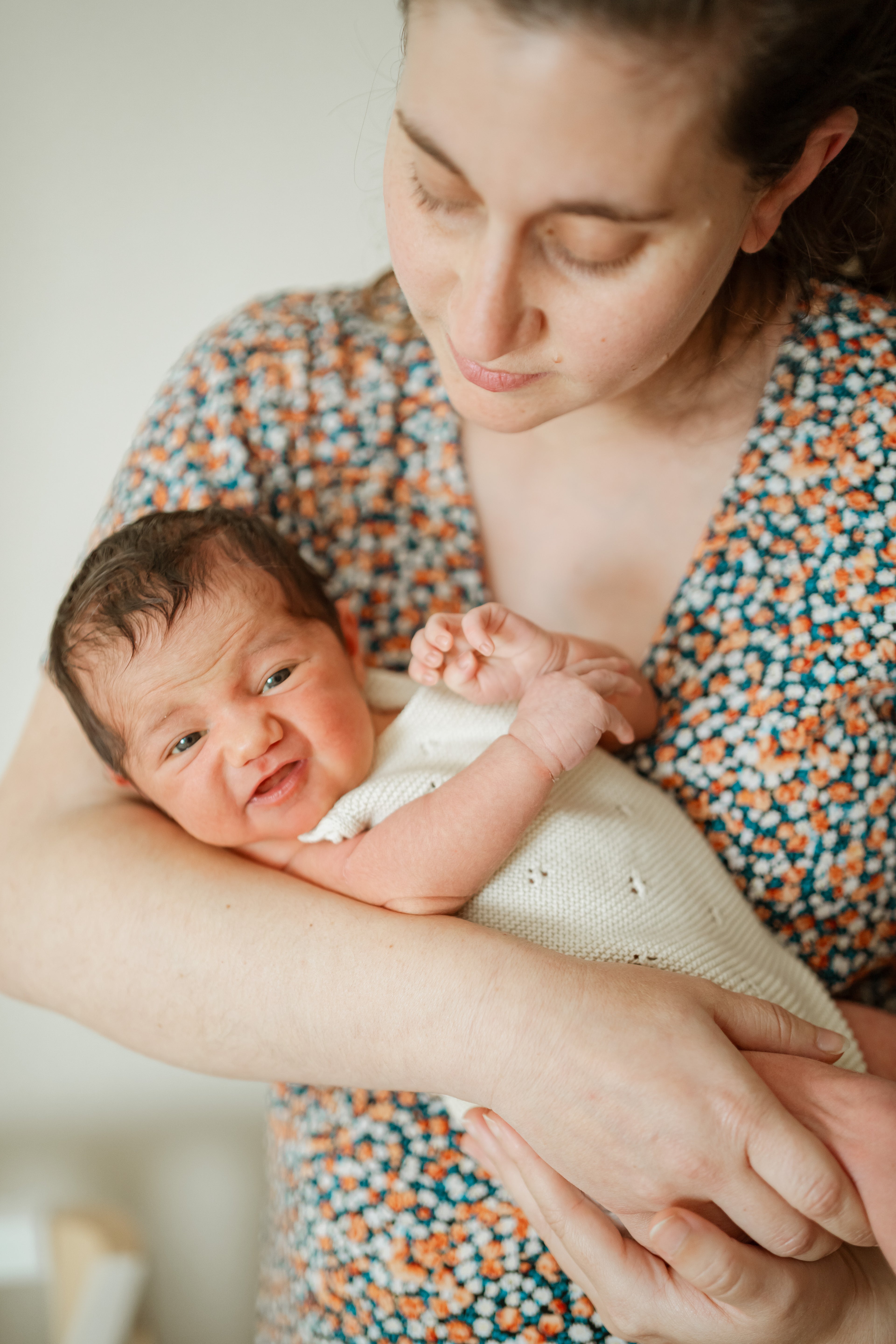 Combinaison en tricot beige