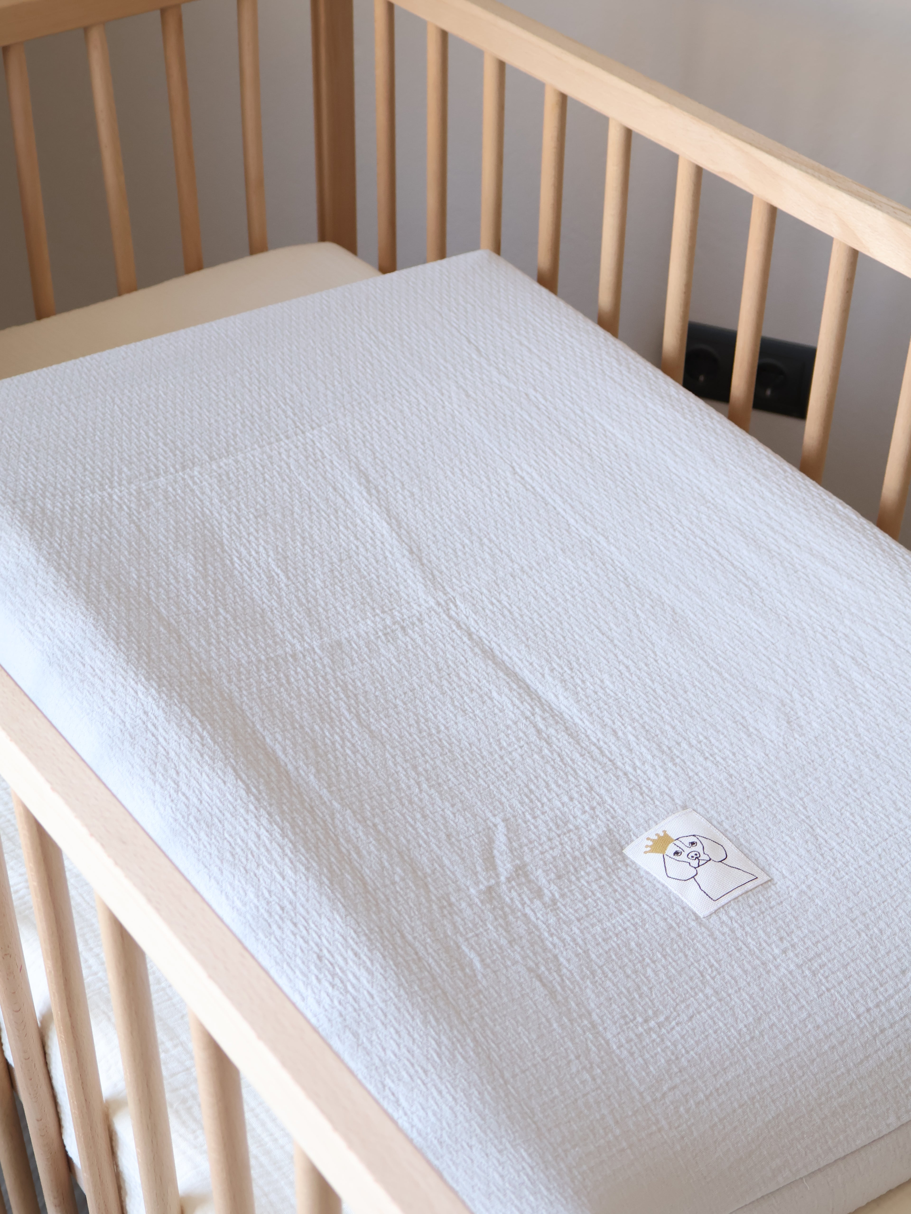 Housse de matelas à langer Dolby Gray