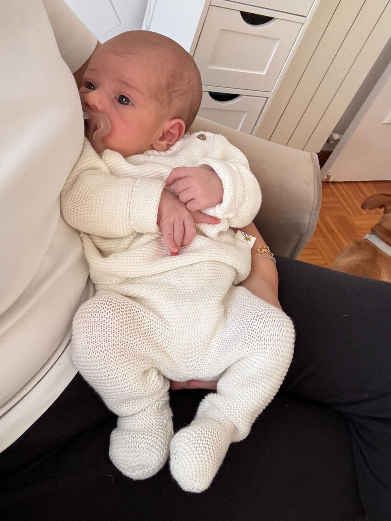 Ensemble en tricot brut