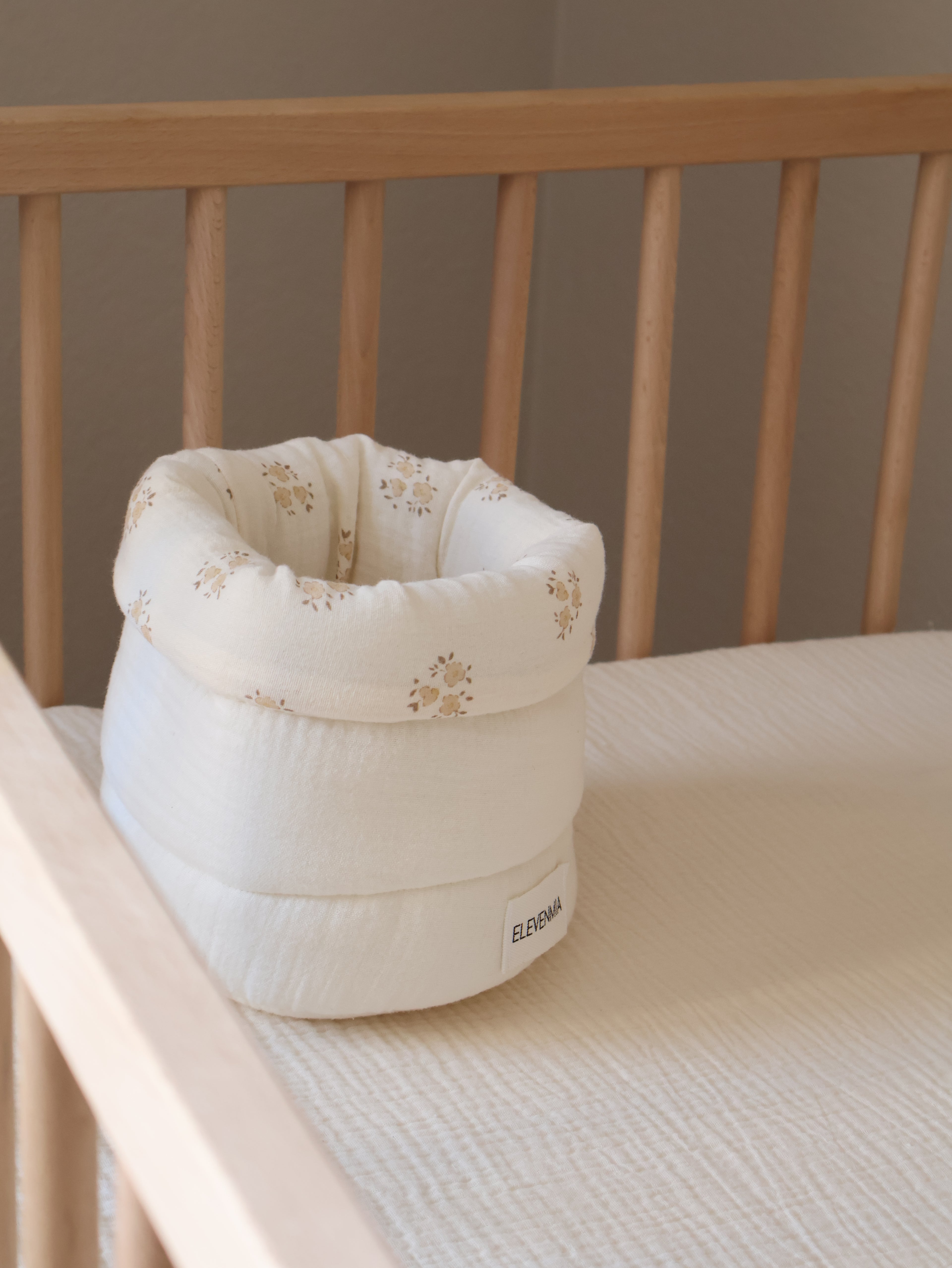 Cesto Organizador Pequeño Sia Arena + Gasa Cruda