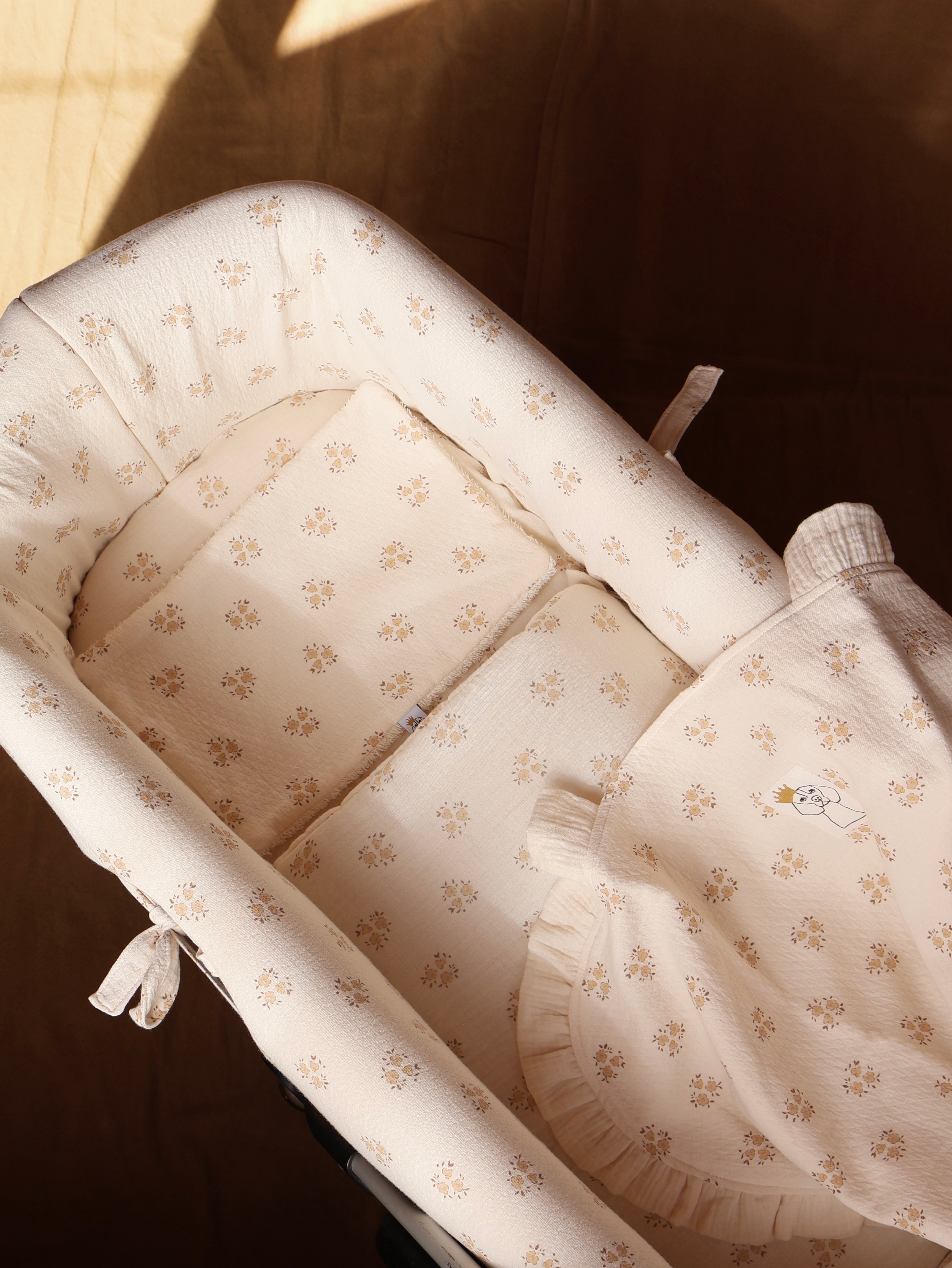 Sac de fond de poussette en gaze de sable Sia