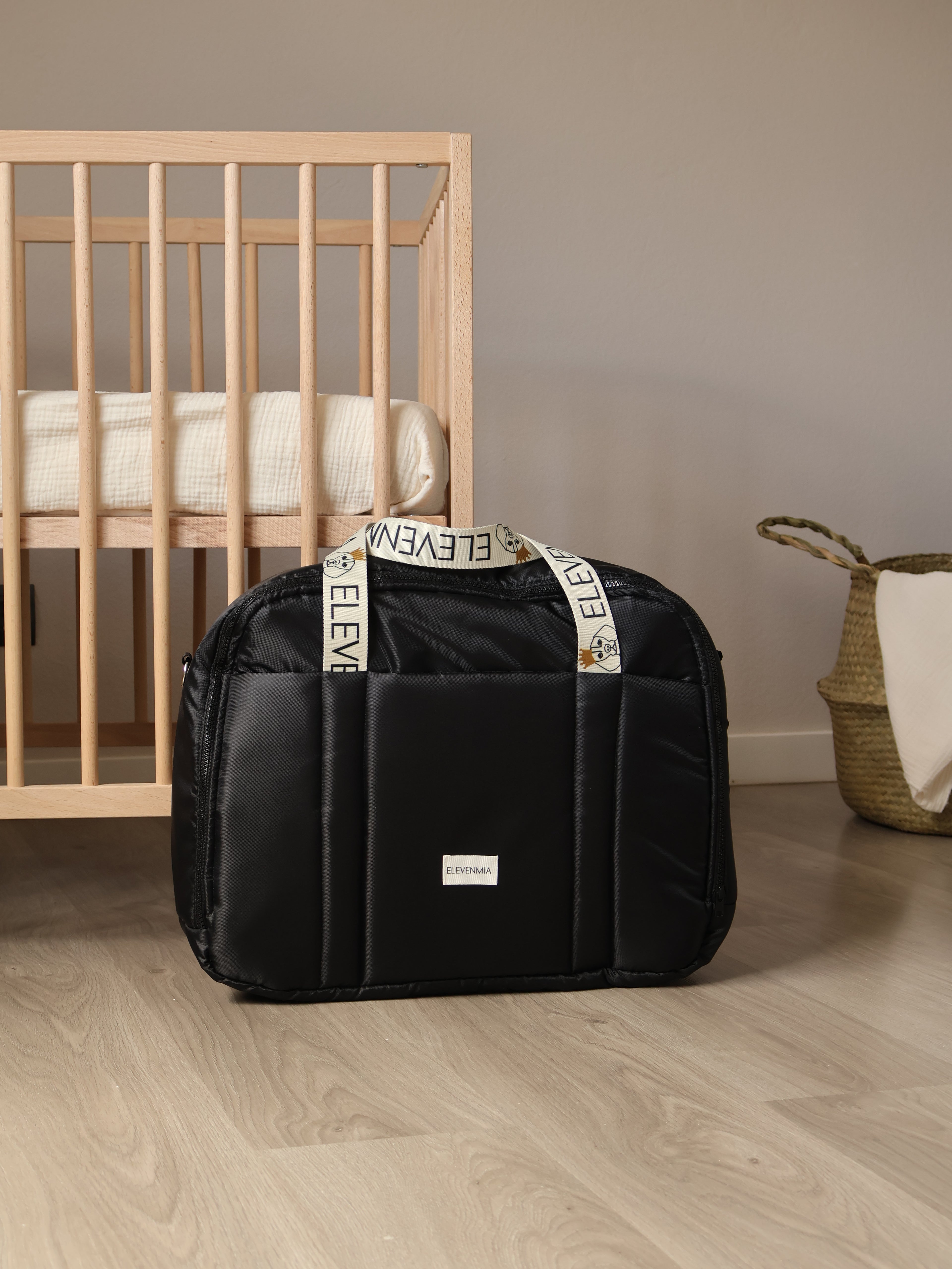 Maleta Maternal Technic Negro Impermeable