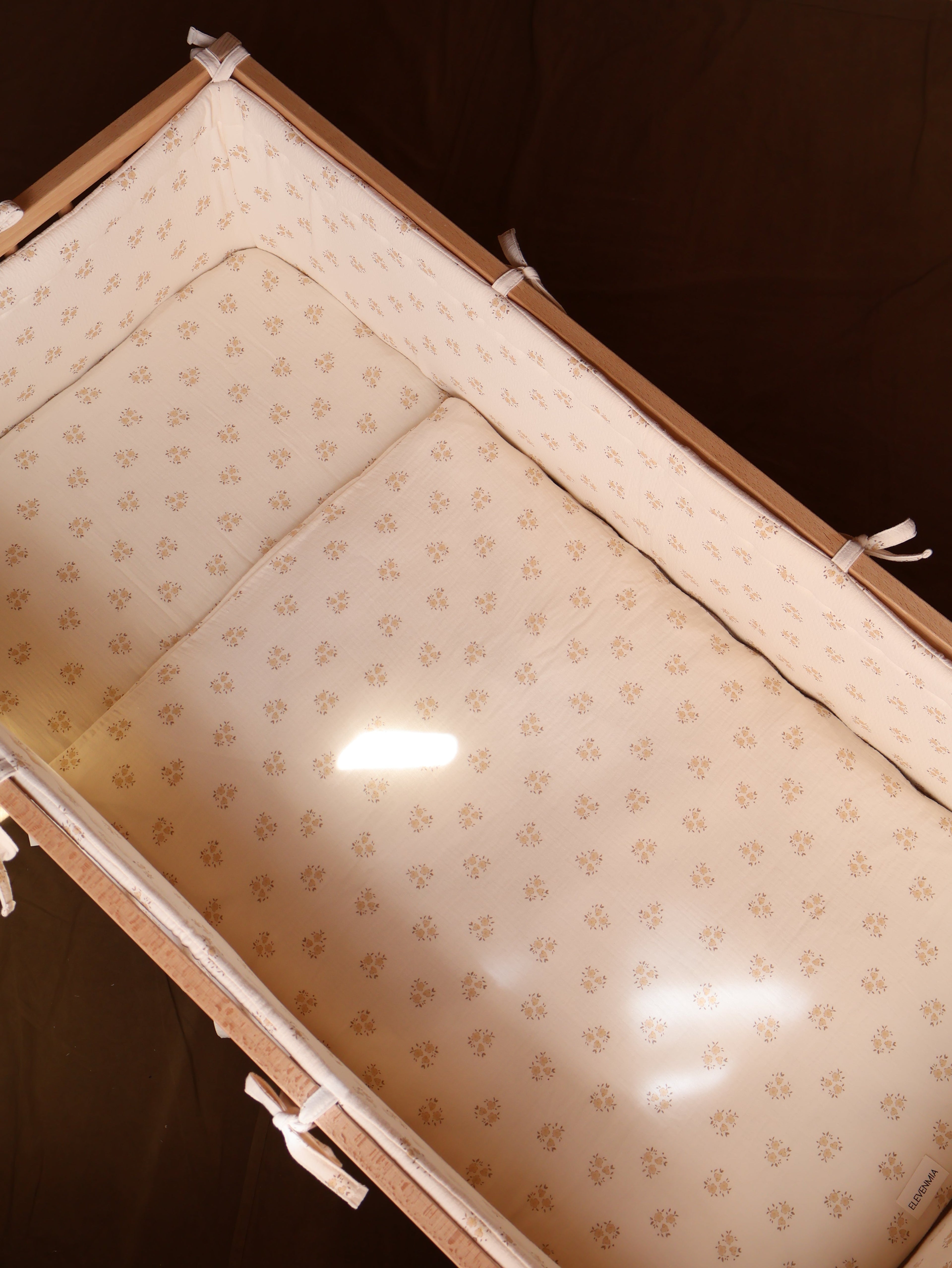 Sac à fond de berceau 70 x 140 Gaze Sia Sand