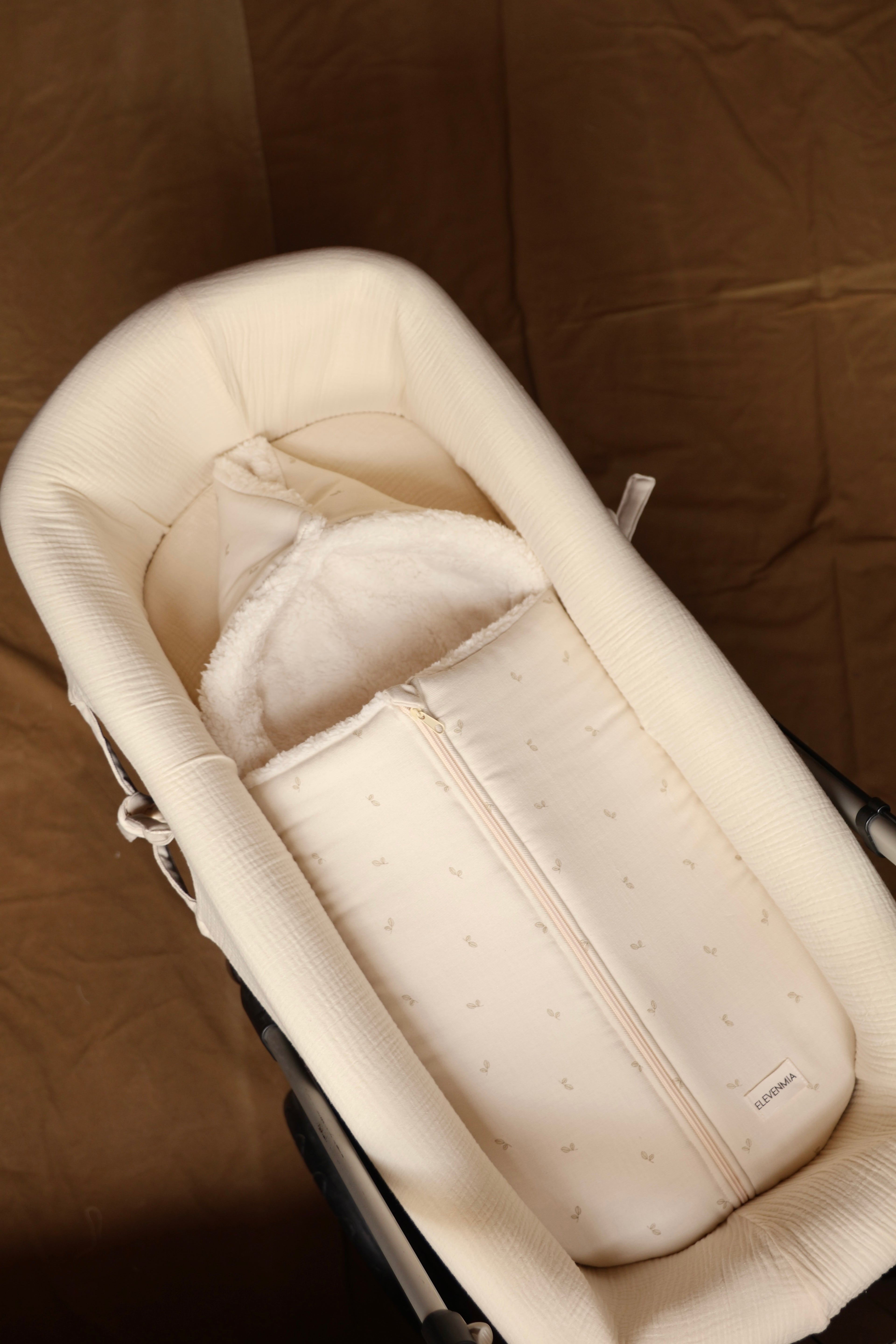 Saco Capazo Cello Oliva + Borreguito