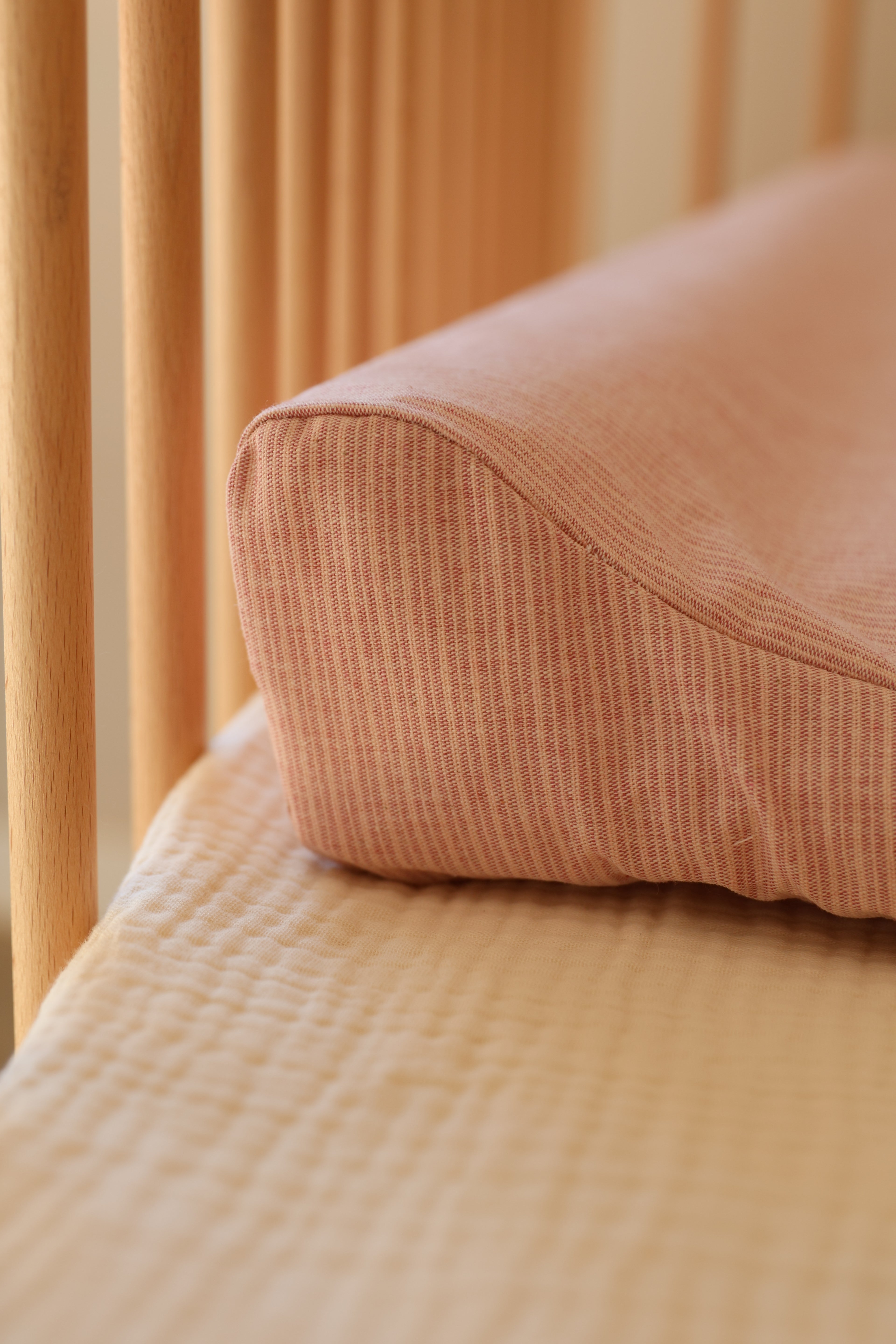 Funda Cambiador Mini Stripe Rosa