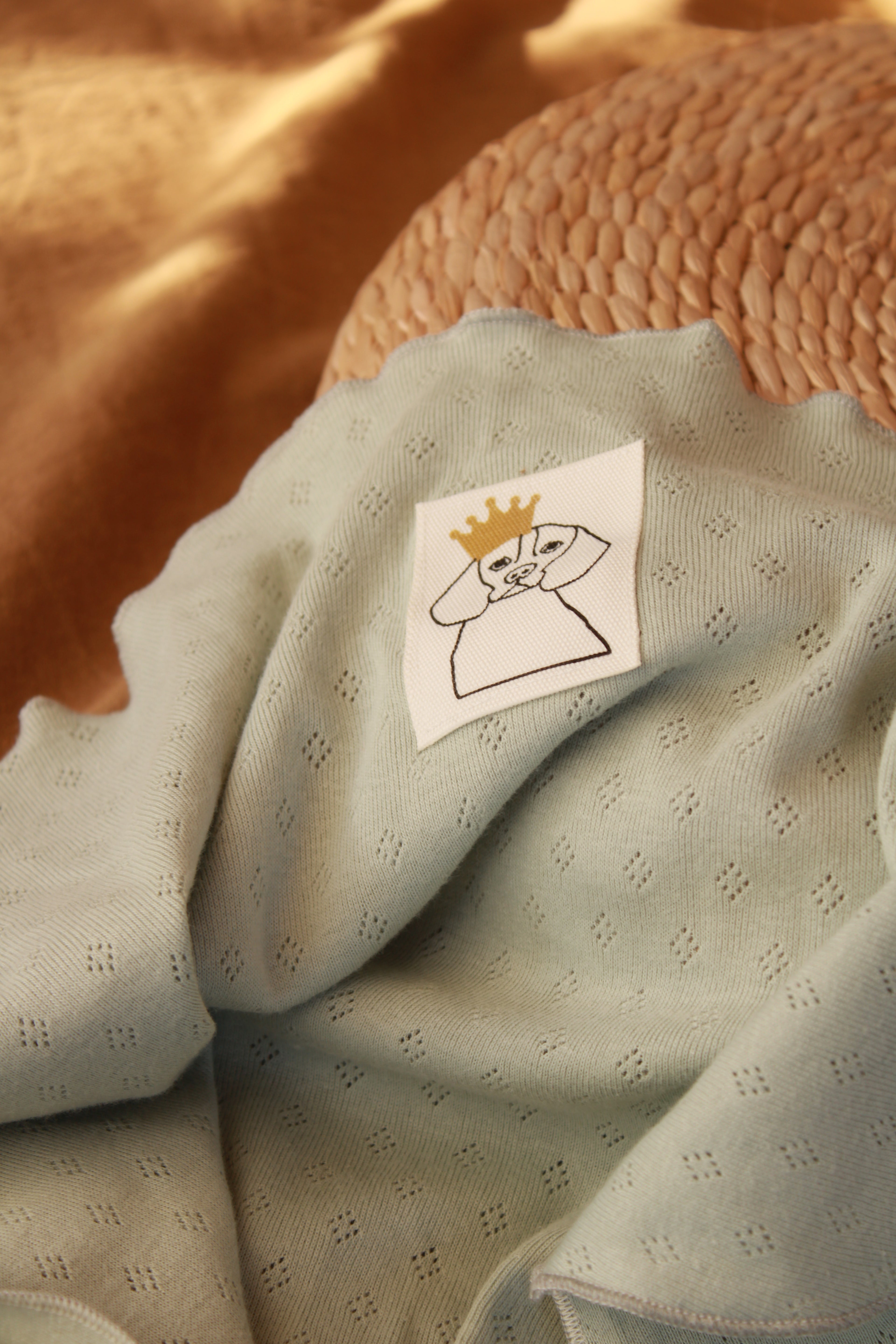 Muselina Punto Calado Verde Agua