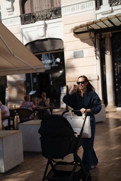 Vestidura Cochecito René + Gasa Cruda Reversible