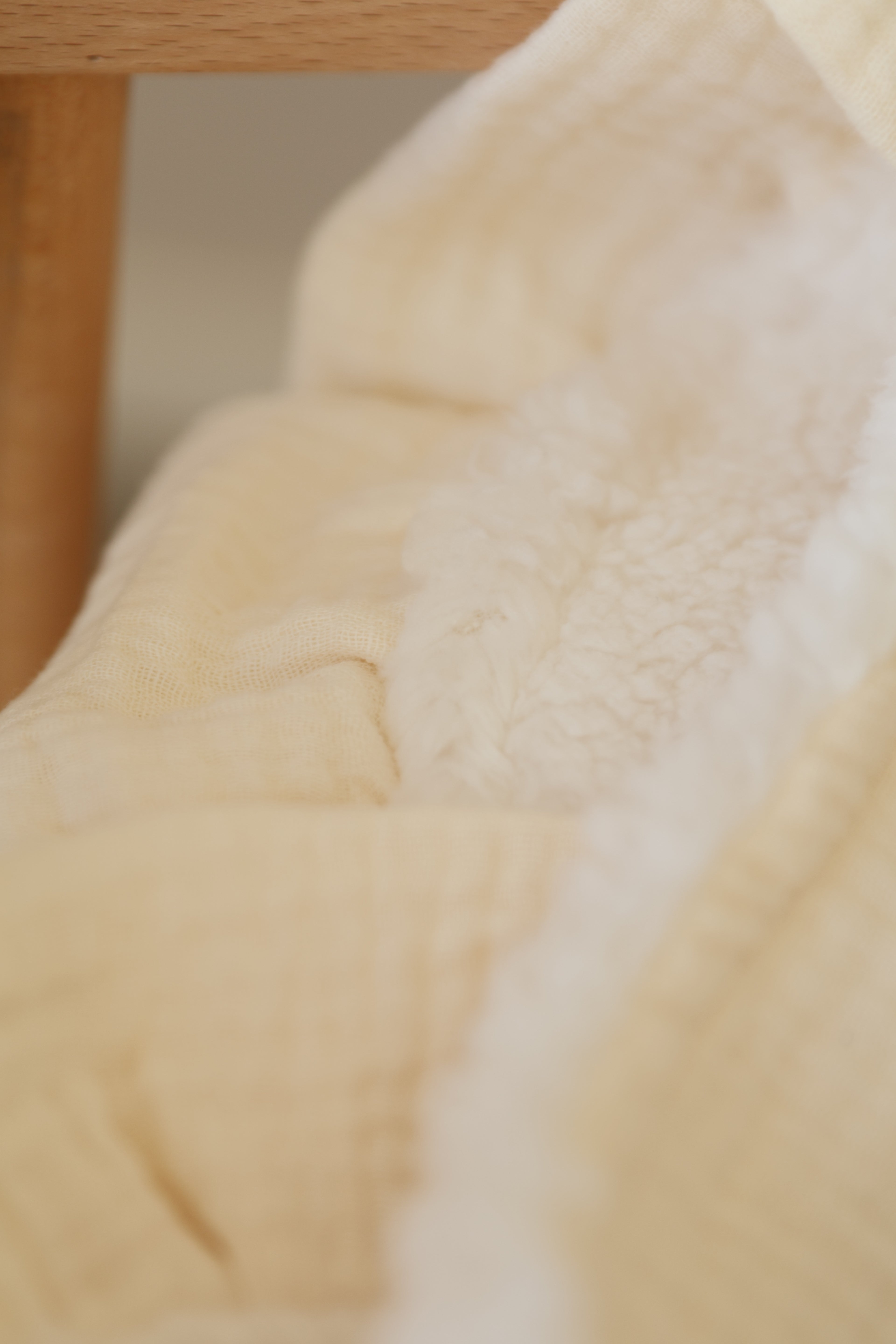 Manta Gasa Cruda + Borreguito