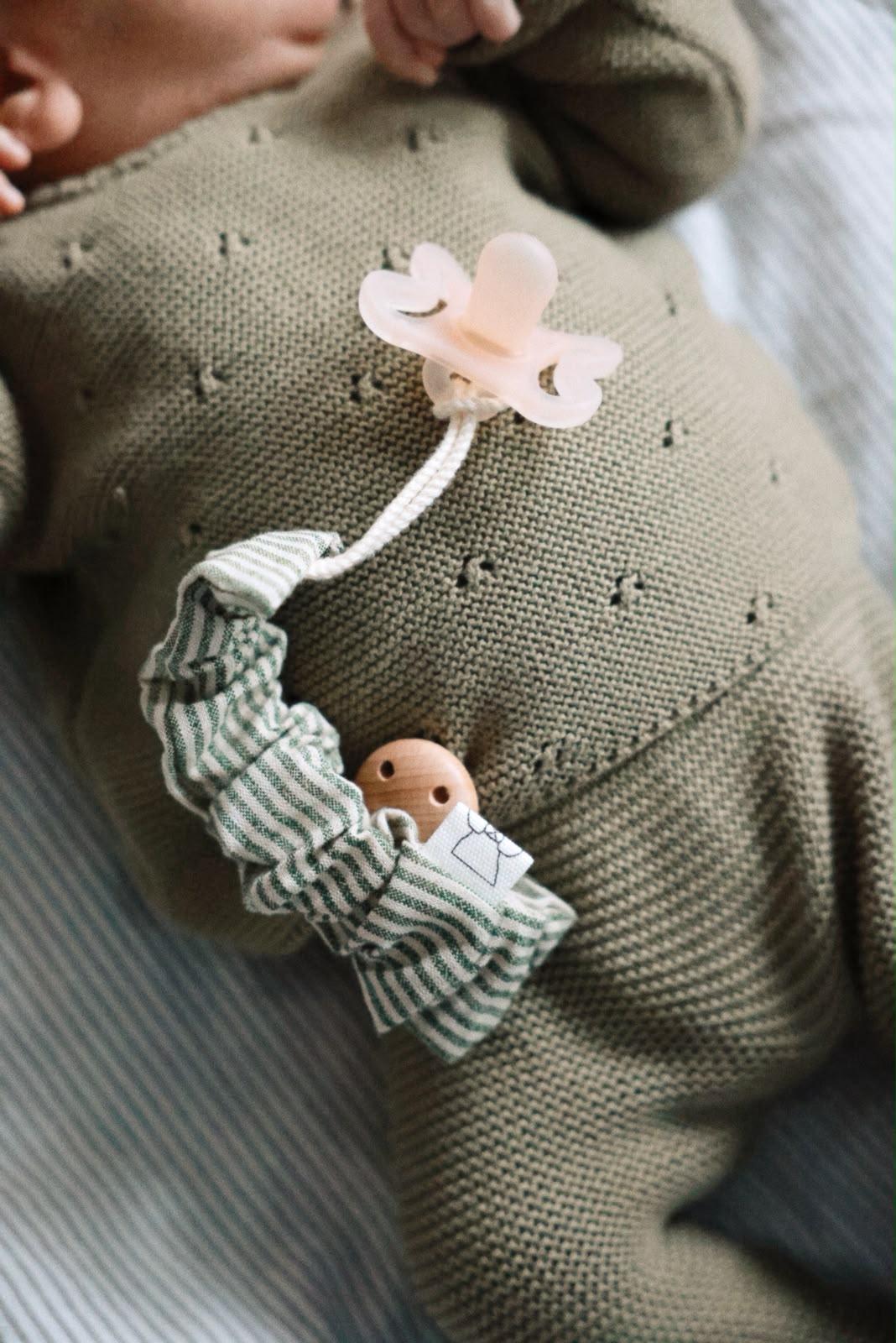 Conjunto Punto Tricot Verde Oliva