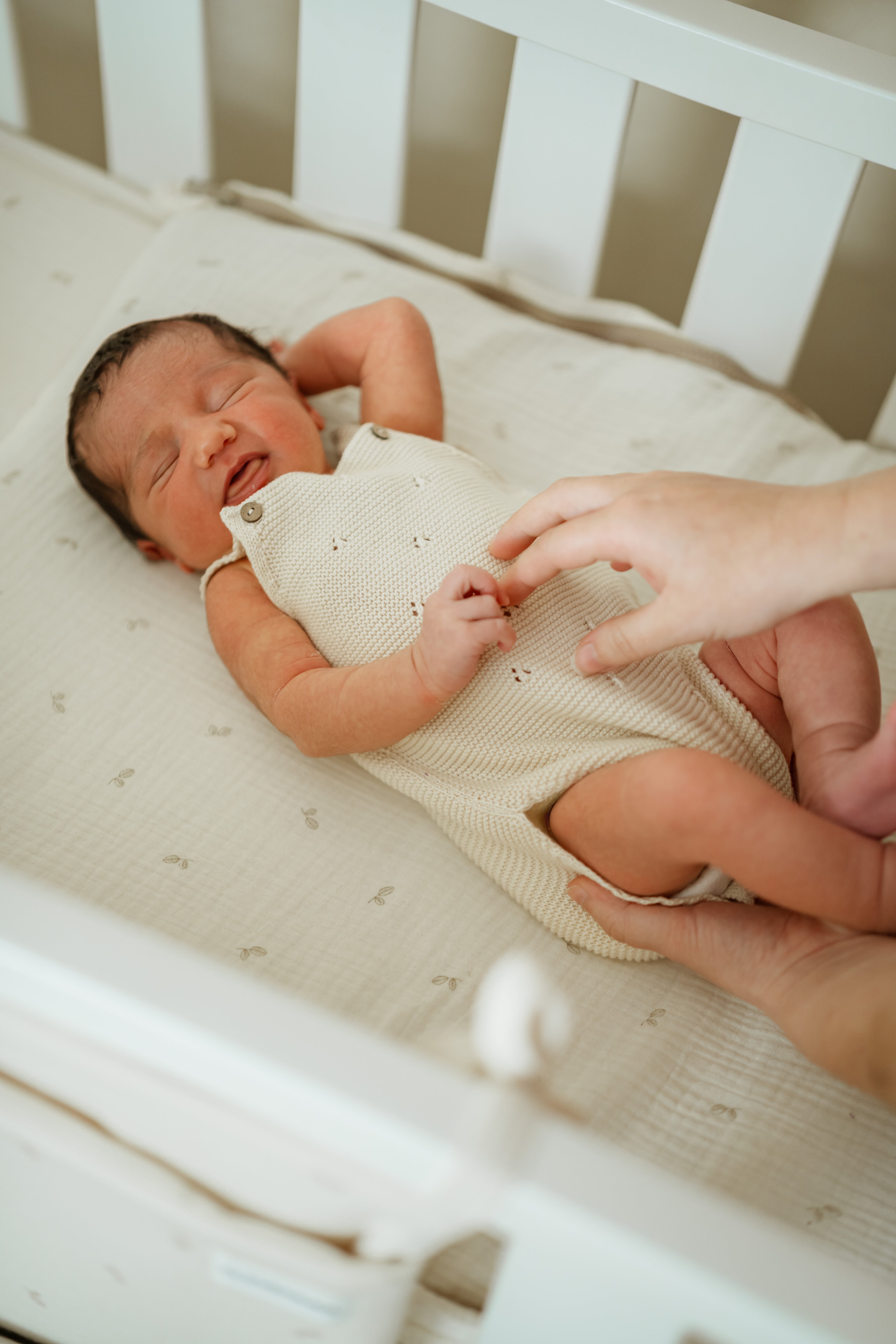 Pelele Punto Tricot Beige