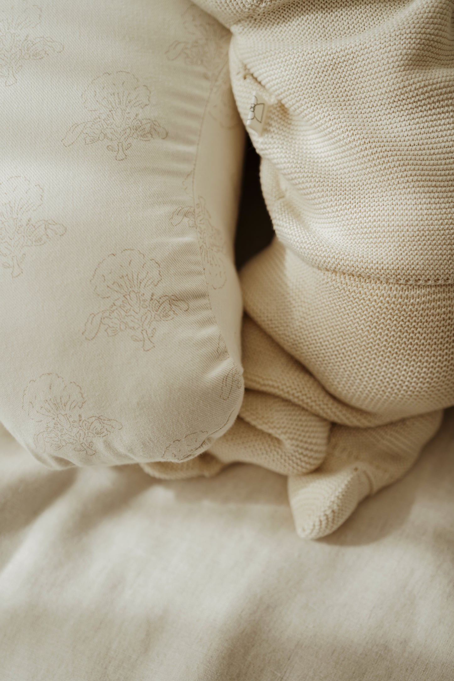 Conjunto Punto Tricot Beige