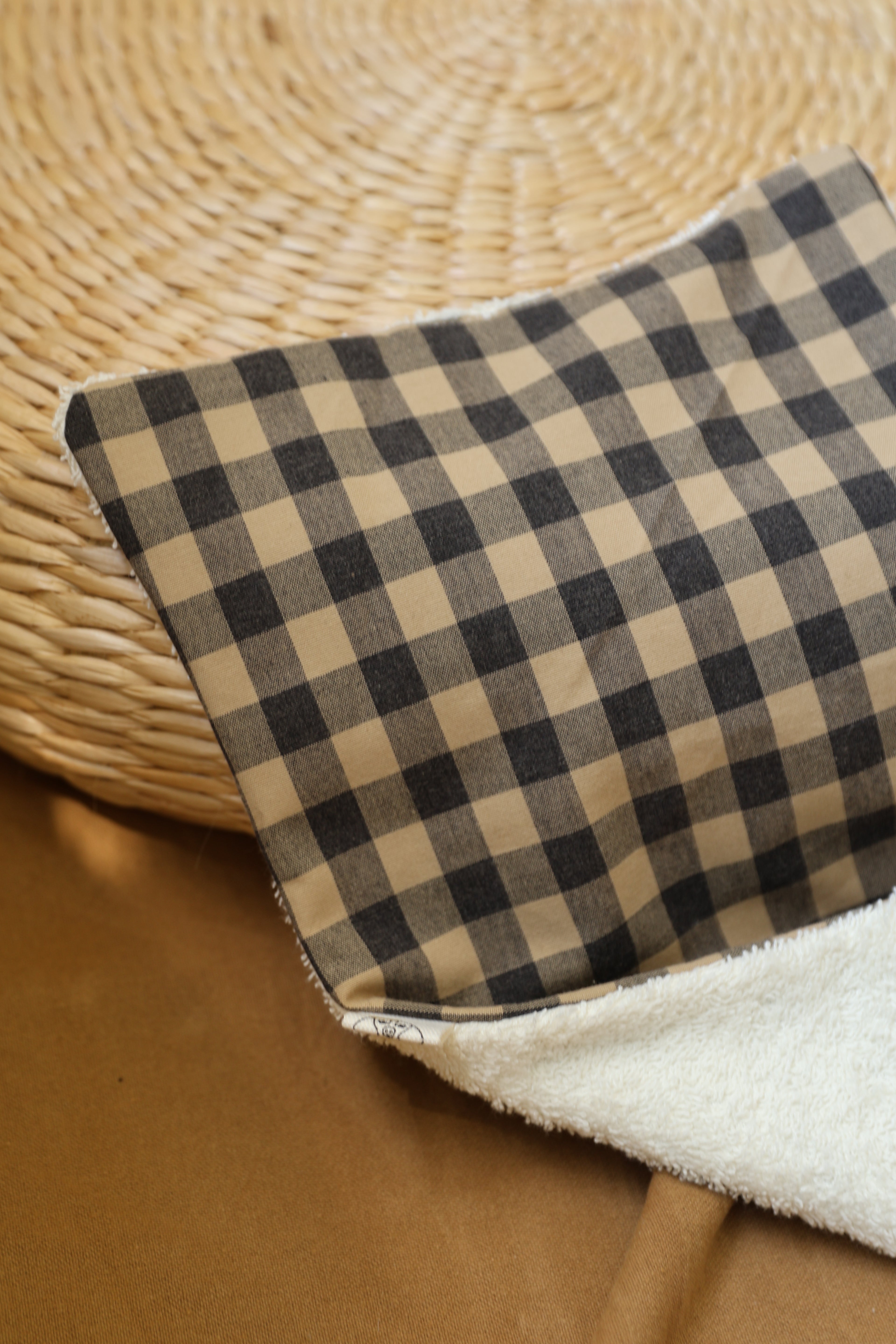 Protector de Toalla Vichy Café con Leche