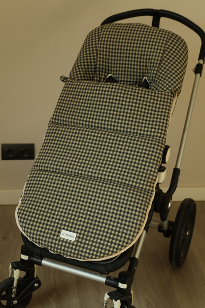 Saco Silla Cochecito Vichy Verde Militar