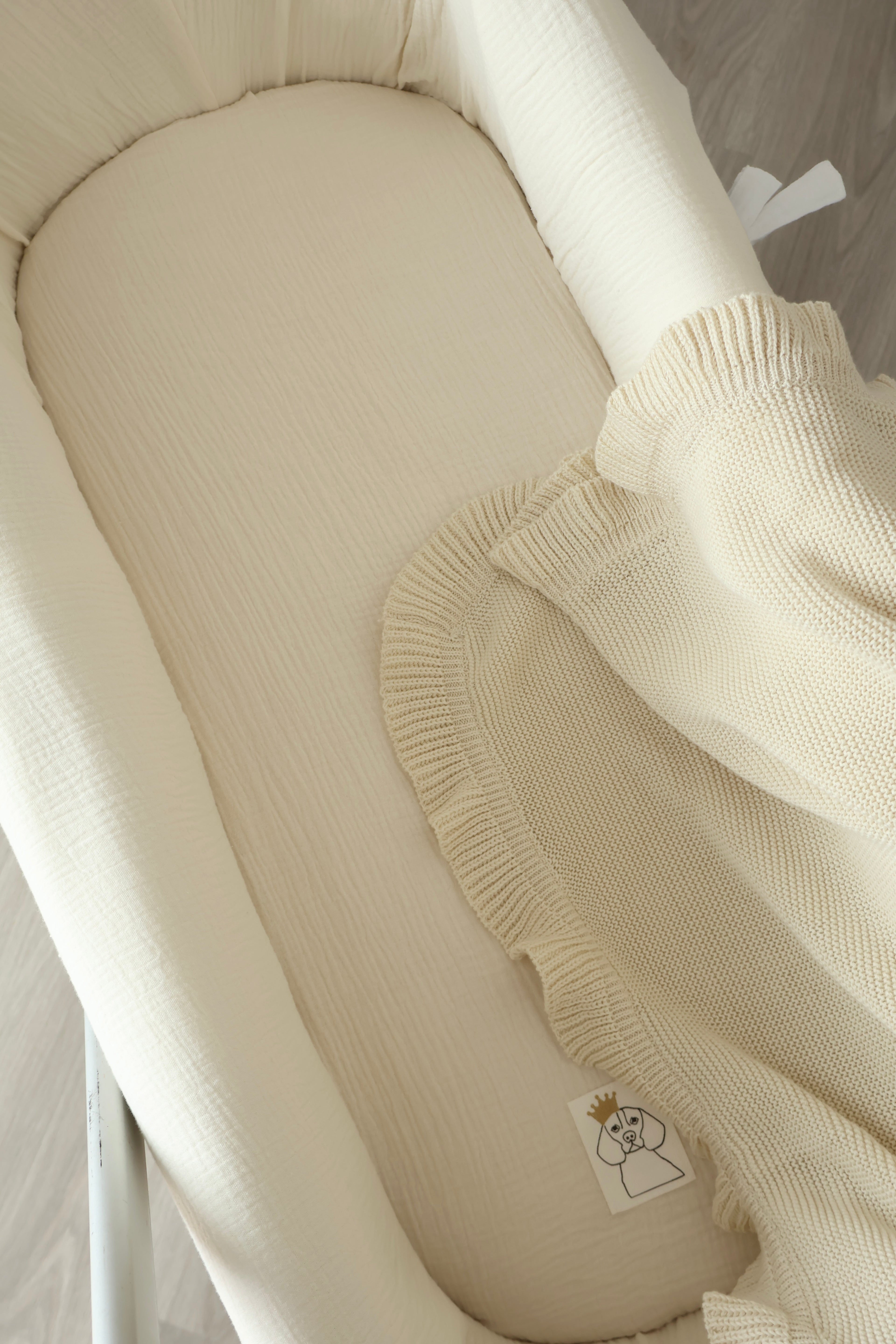 Drap de dessous en gaze brute