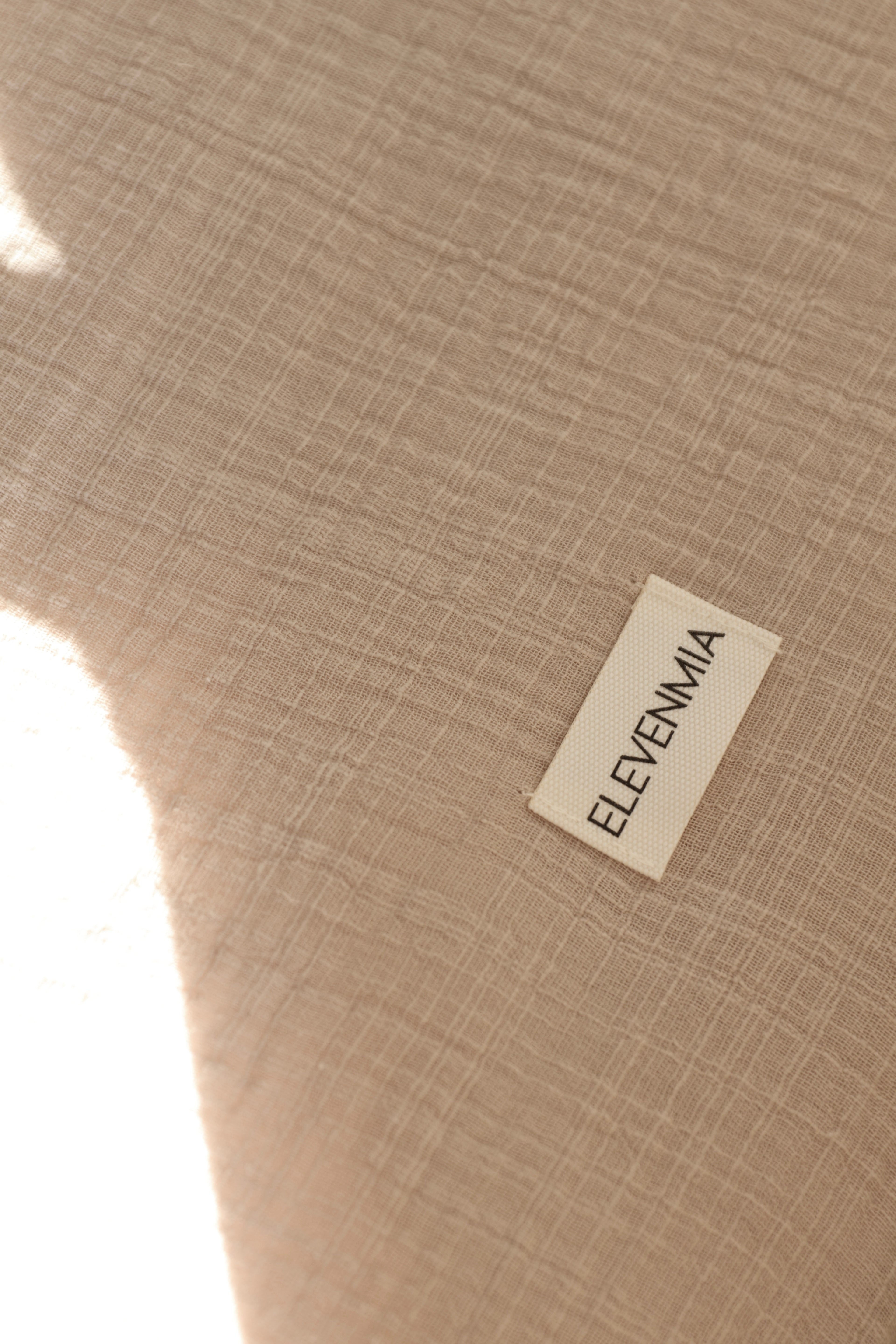 Saco Bajera de Cuna 60 x 120 Gasa Rústica Arena