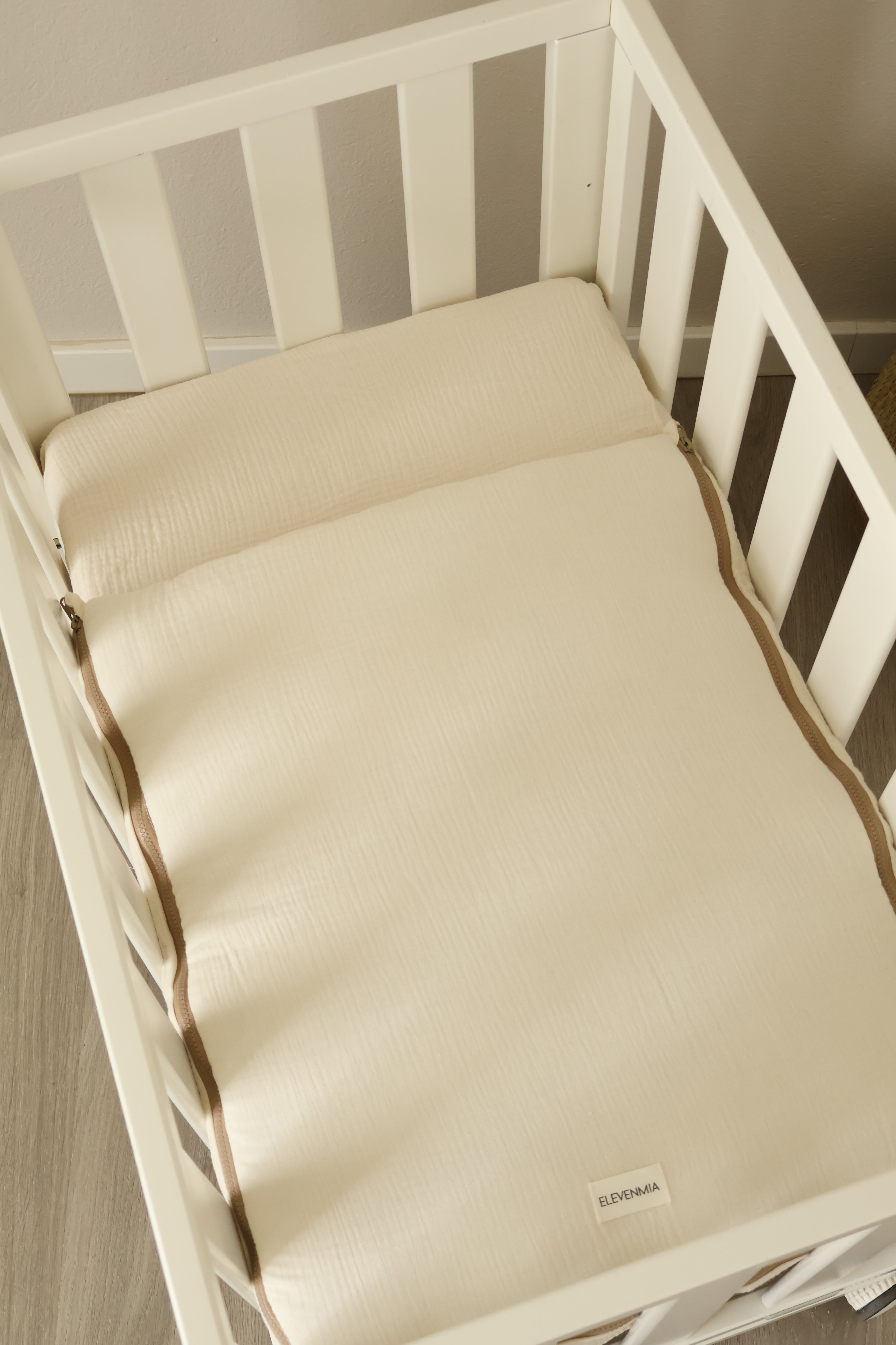 Sac de fond pour mini-berceau 80 x 50 en gaze brute