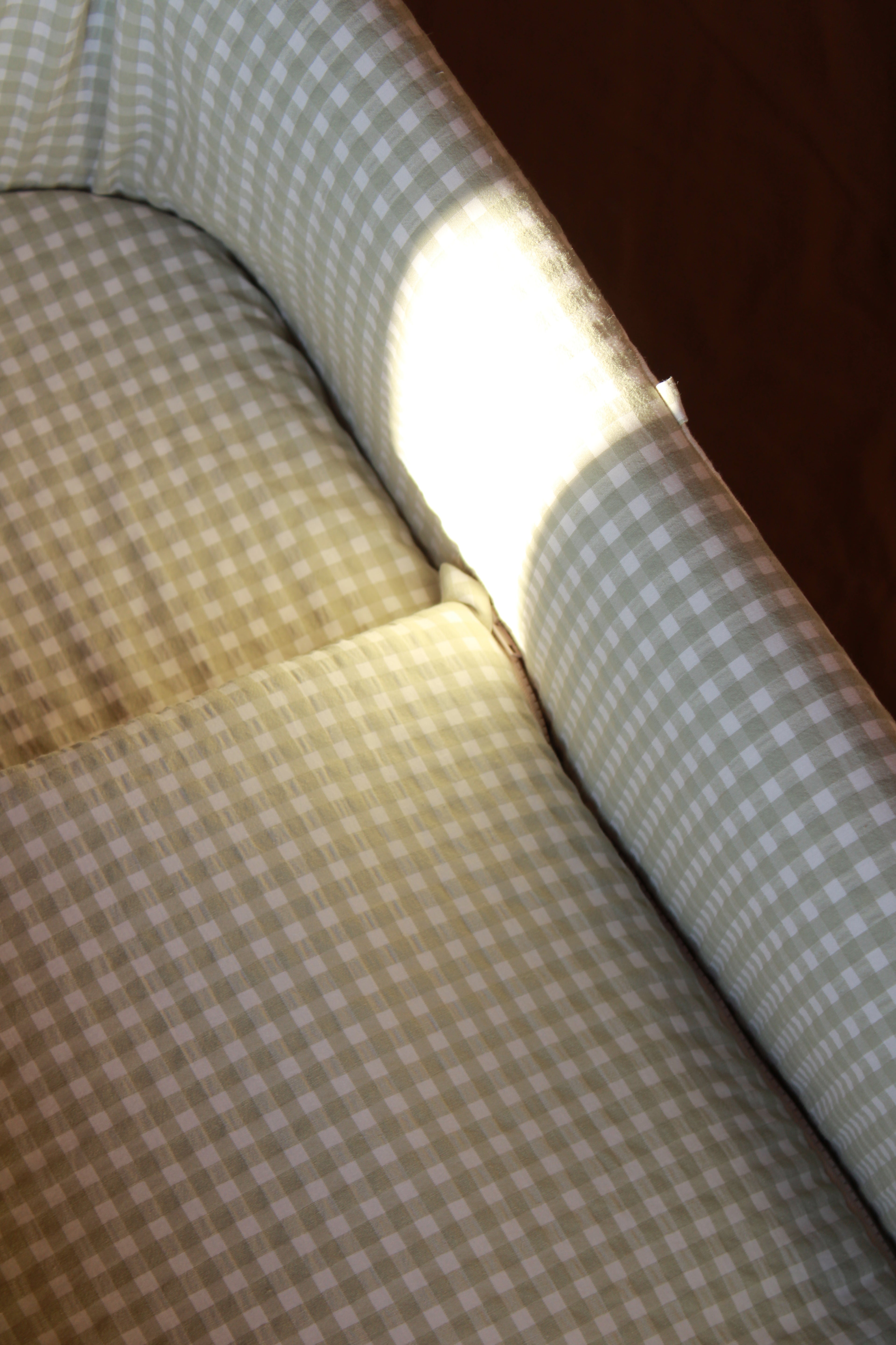 Saco Bajera Cochecito Vichy Matcha