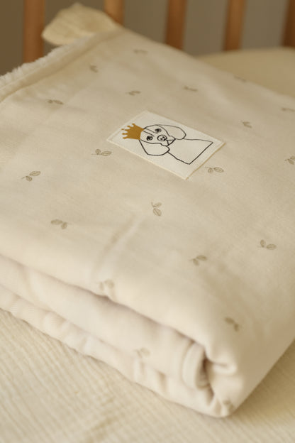 Manta Cello Oliva + Borreguito