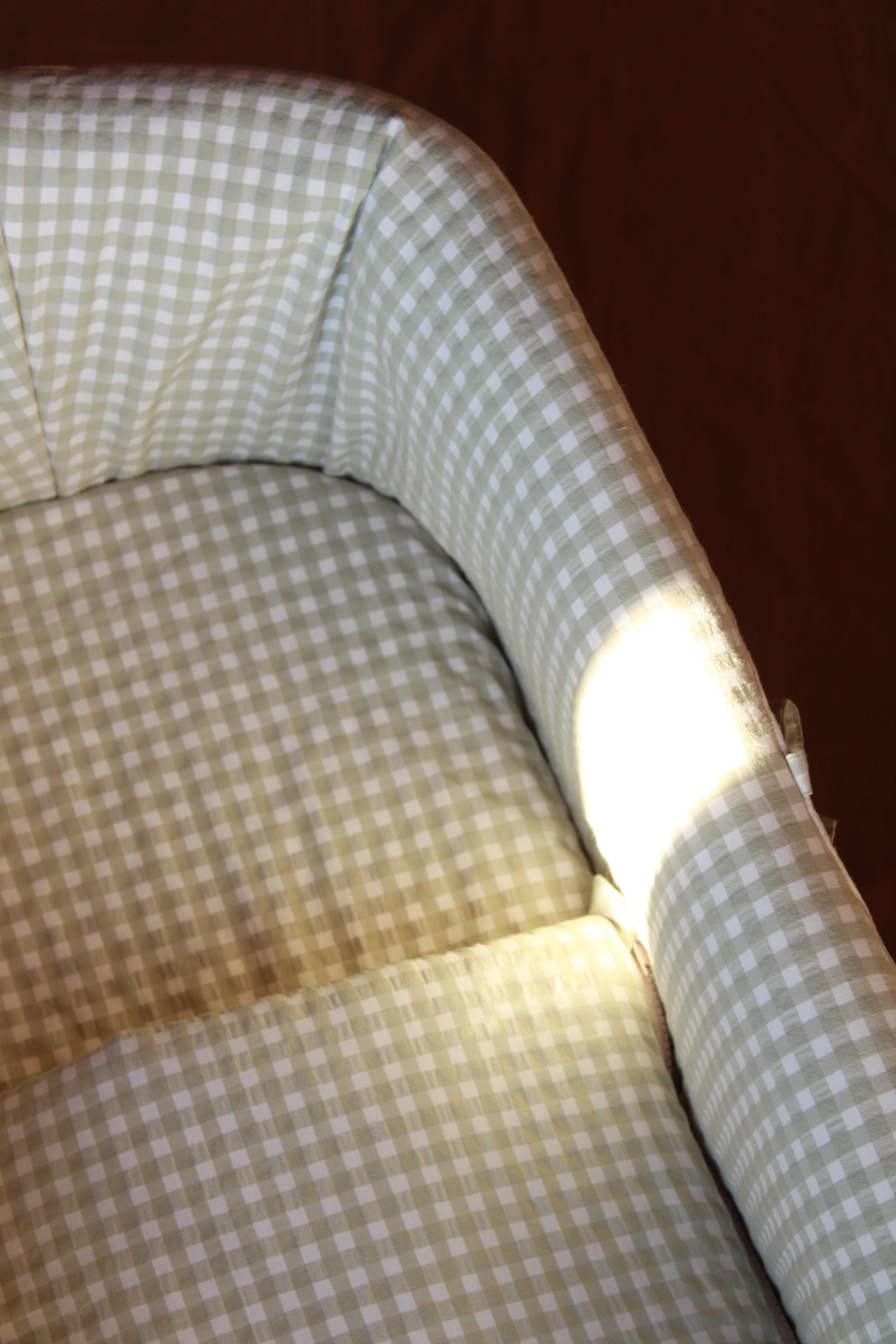 Saco Bajera Cochecito Vichy Matcha