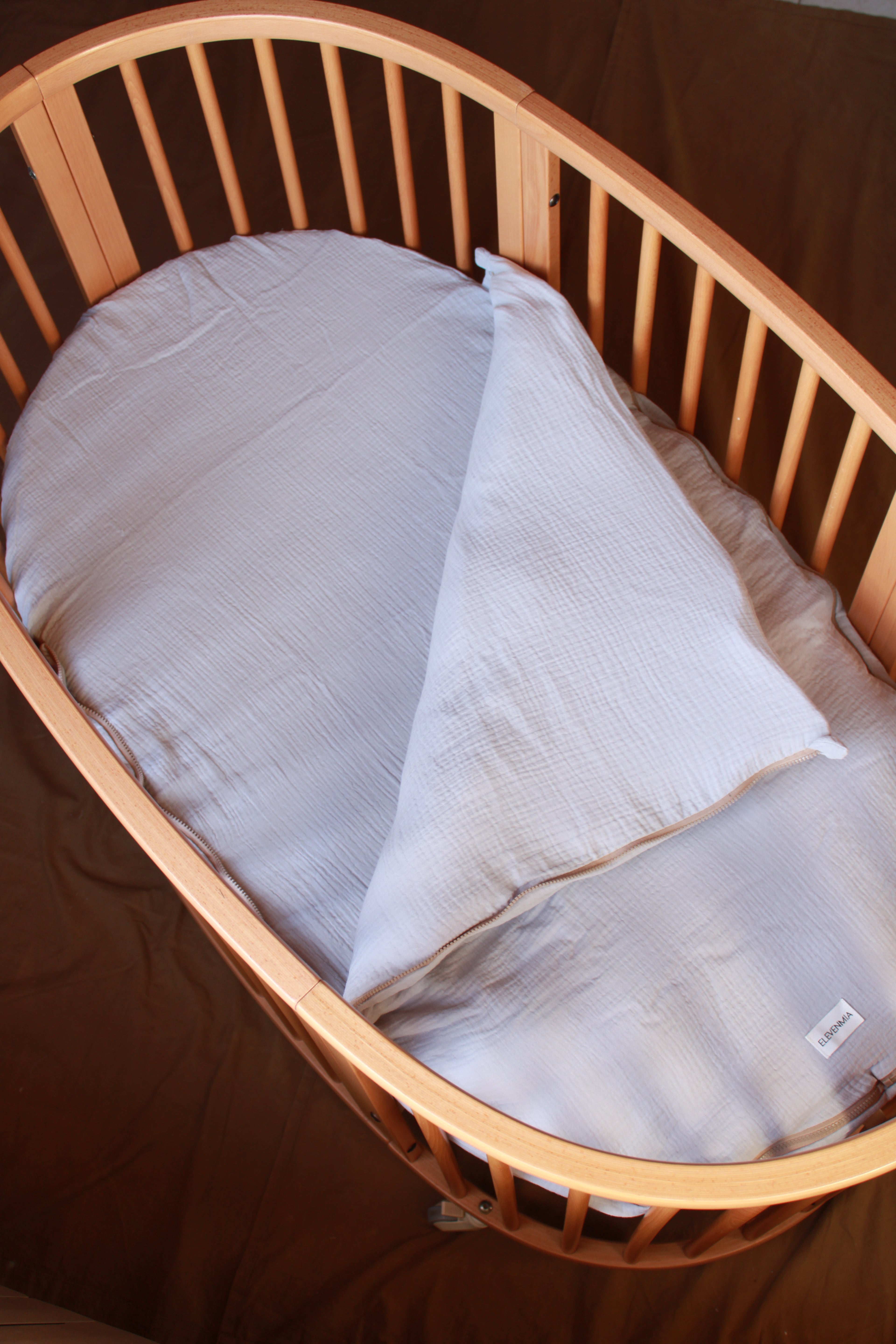 Saco Bajera de Cuna Stokke Gasa Gris