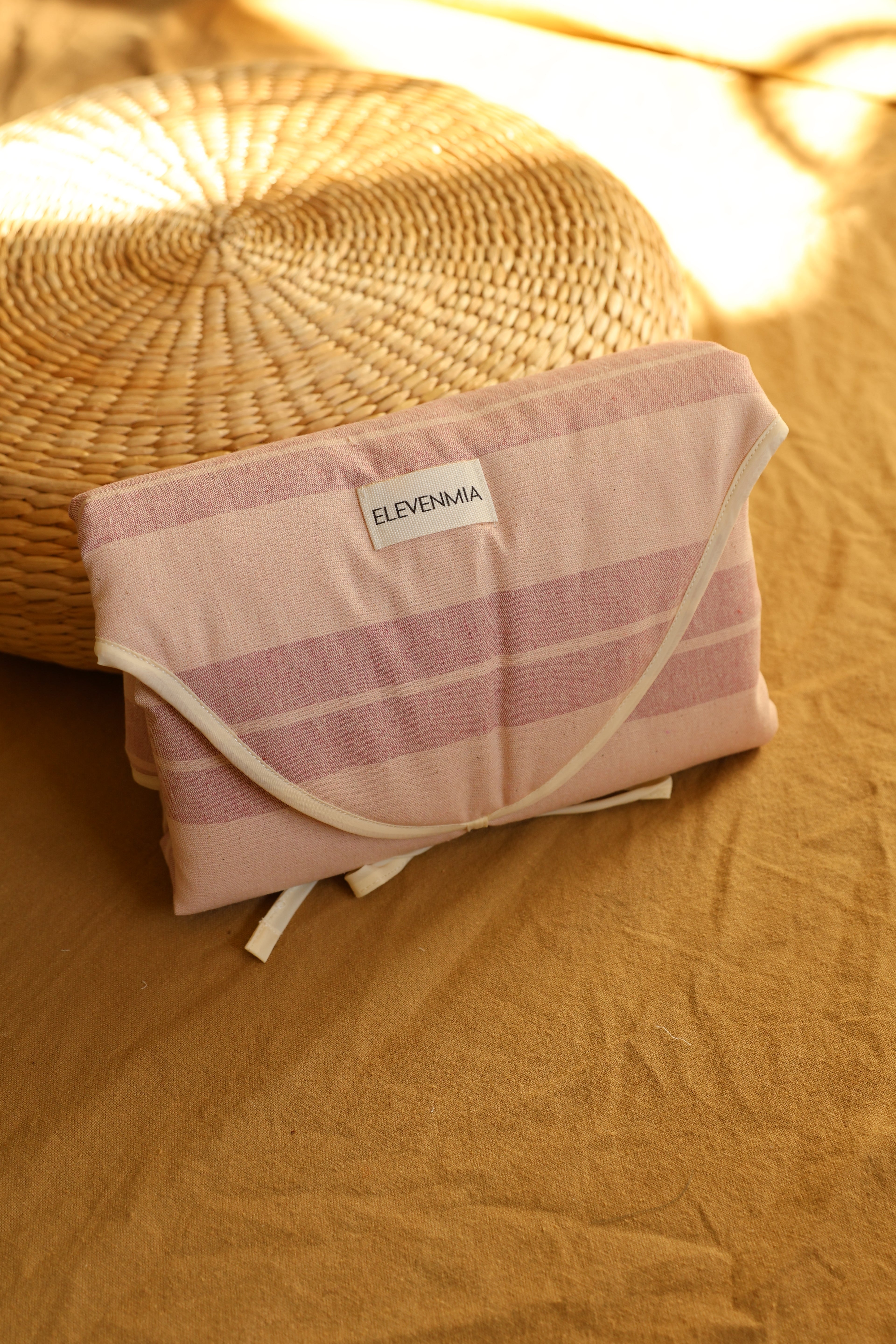 Cambiador Portátil XL Stripe XL Rosa