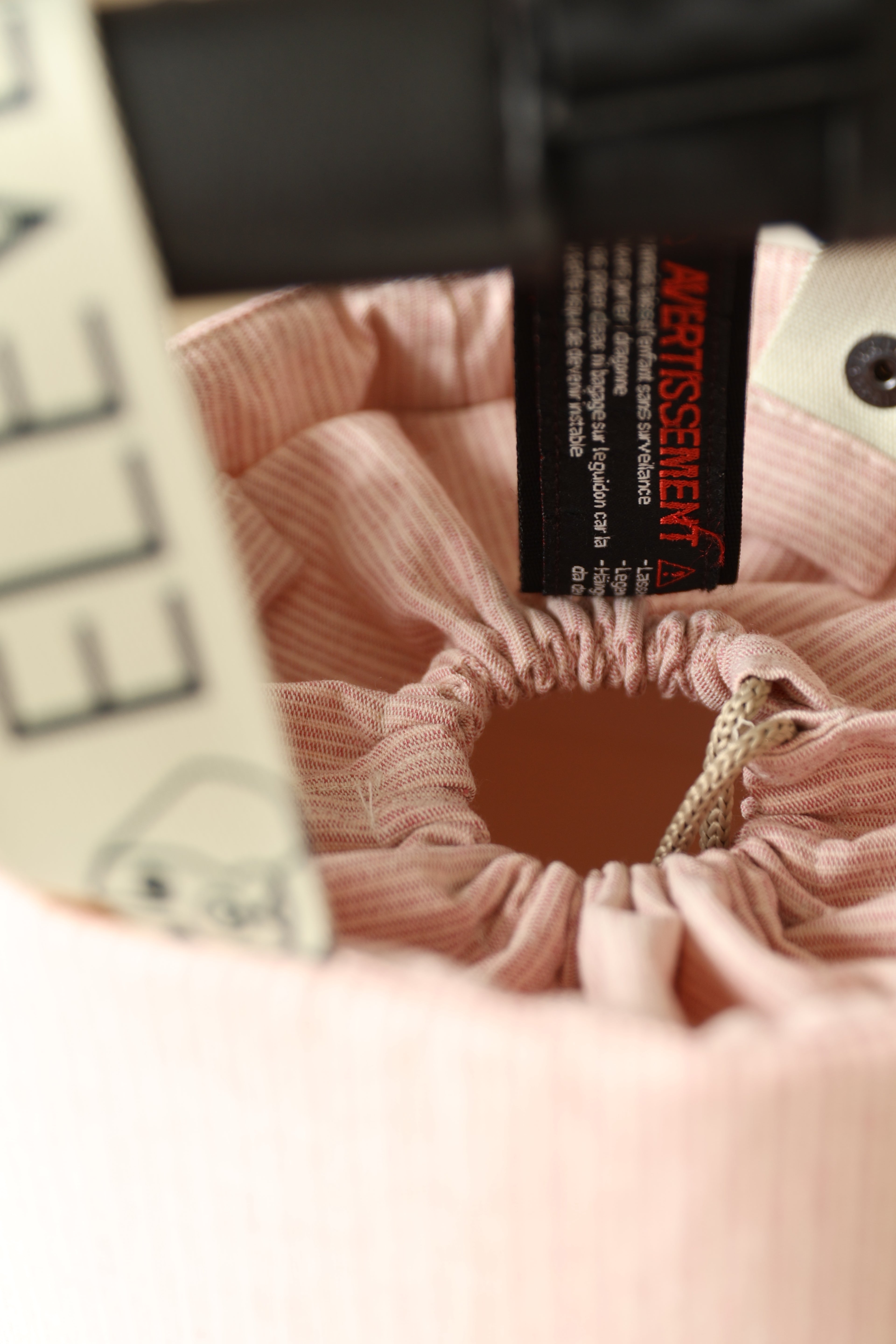 Bolso Mandana Mini Stripe Rosa