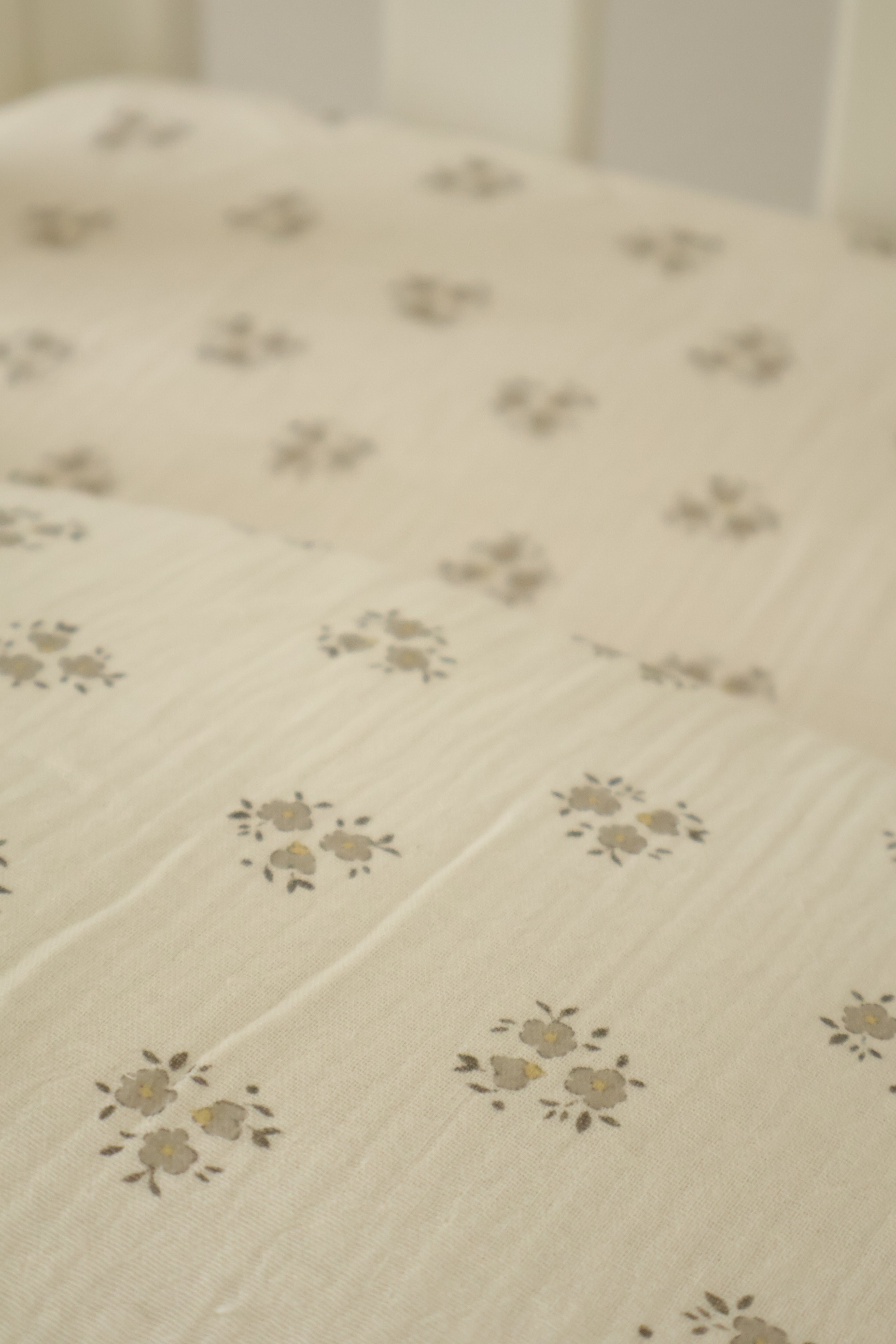 Sac de fond pour mini-berceau 80x50 Gaze Sia Gris