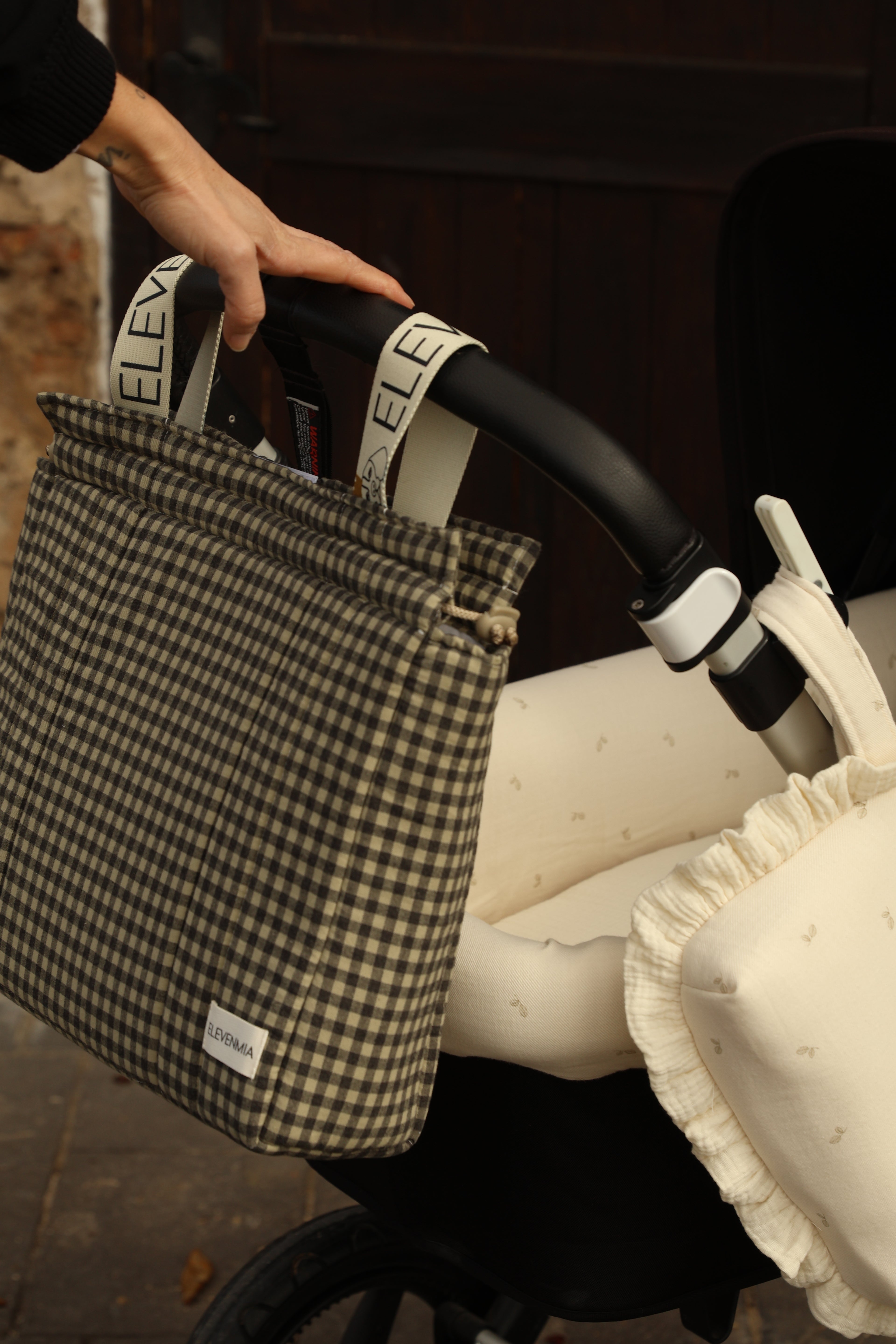 Bolso Big Vichy Verde Militar