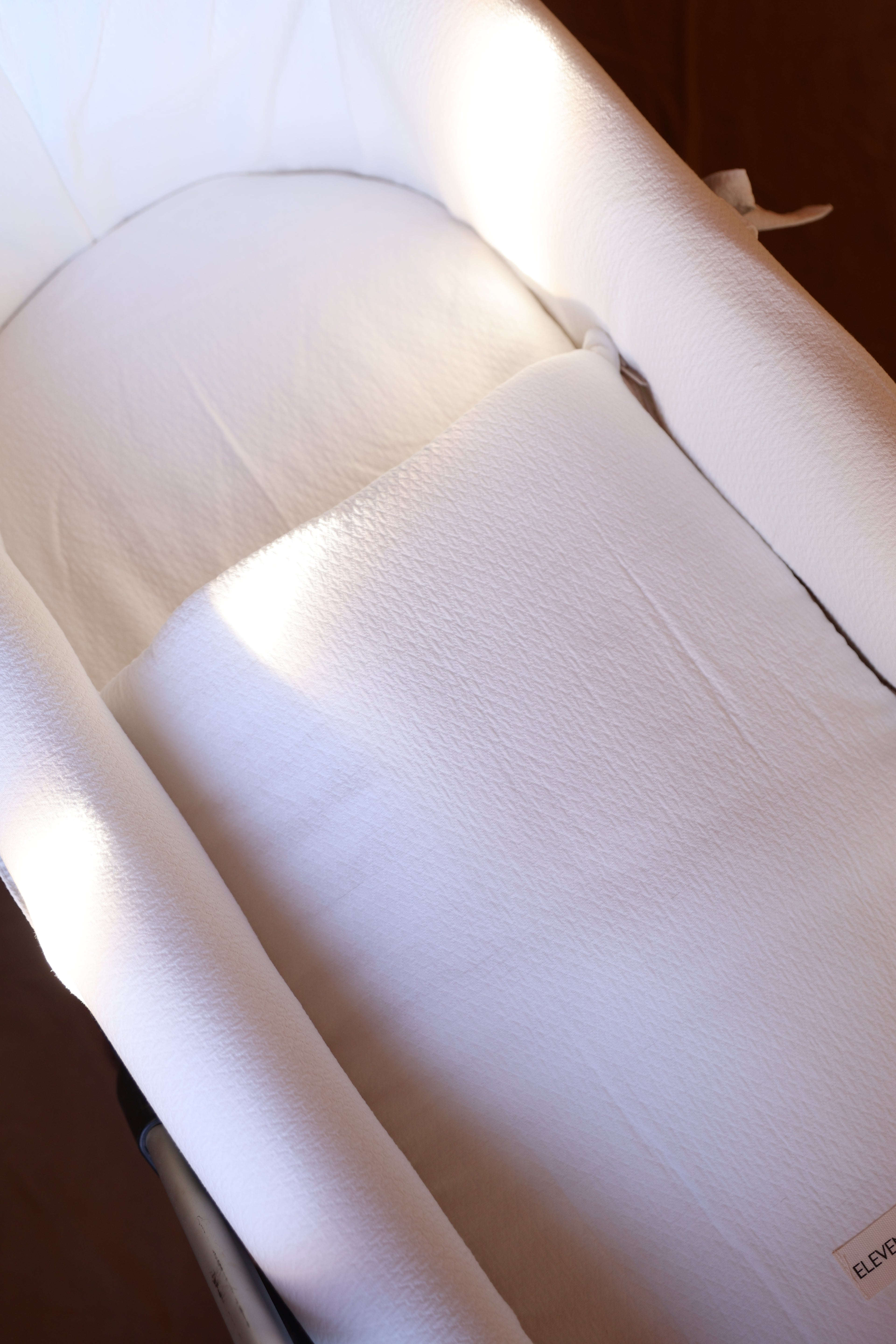 Vestidura Cochecito Dolby Blanco + Gasa Cruda Reversible