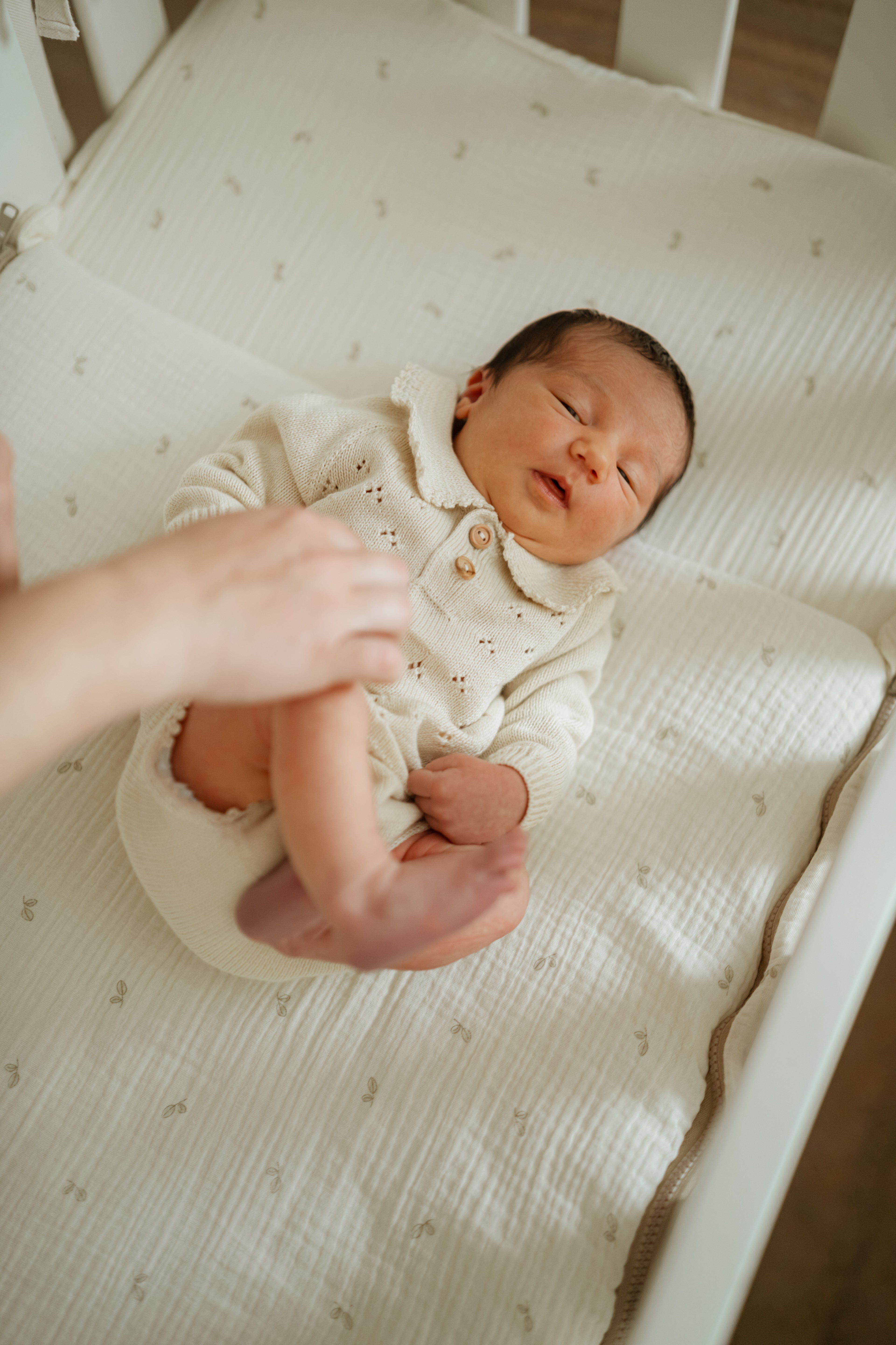 Conjunto dos piezas Punto Tricot Beige