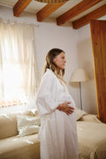 Camisón Maternity Tirante Recto Voilé Bordado