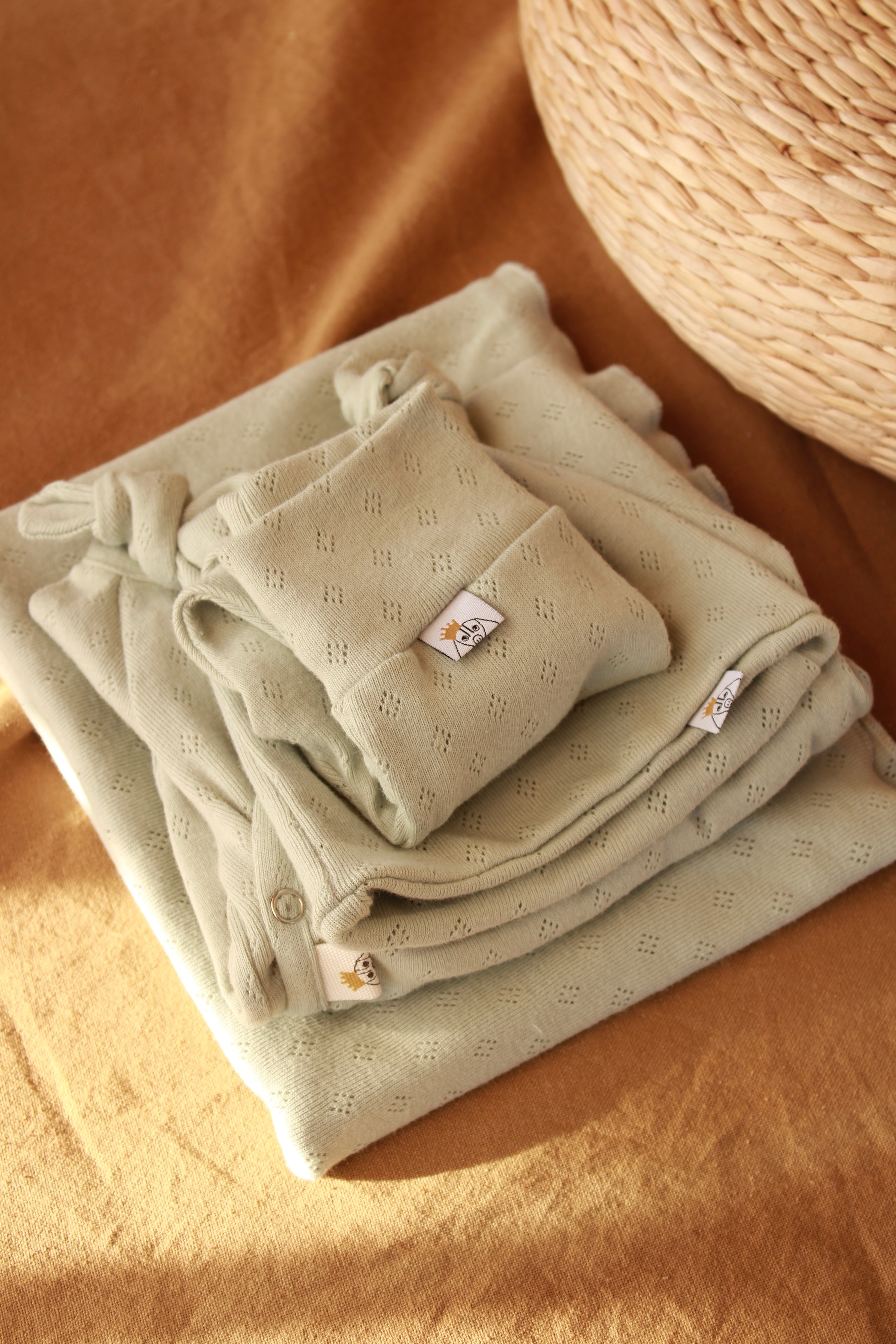 Muselina Punto Calado Verde Agua