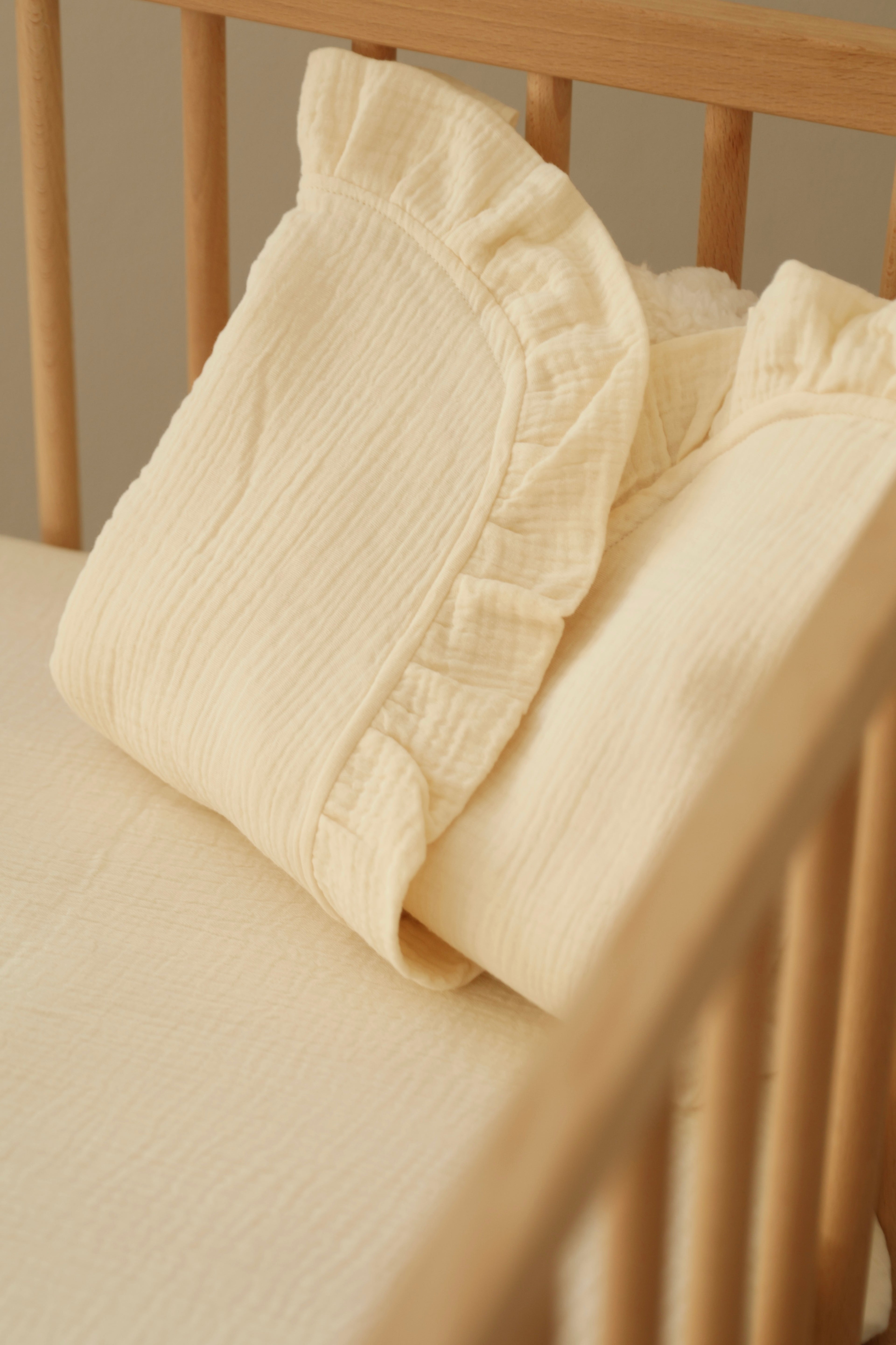 Manta Gasa Cruda + Borreguito