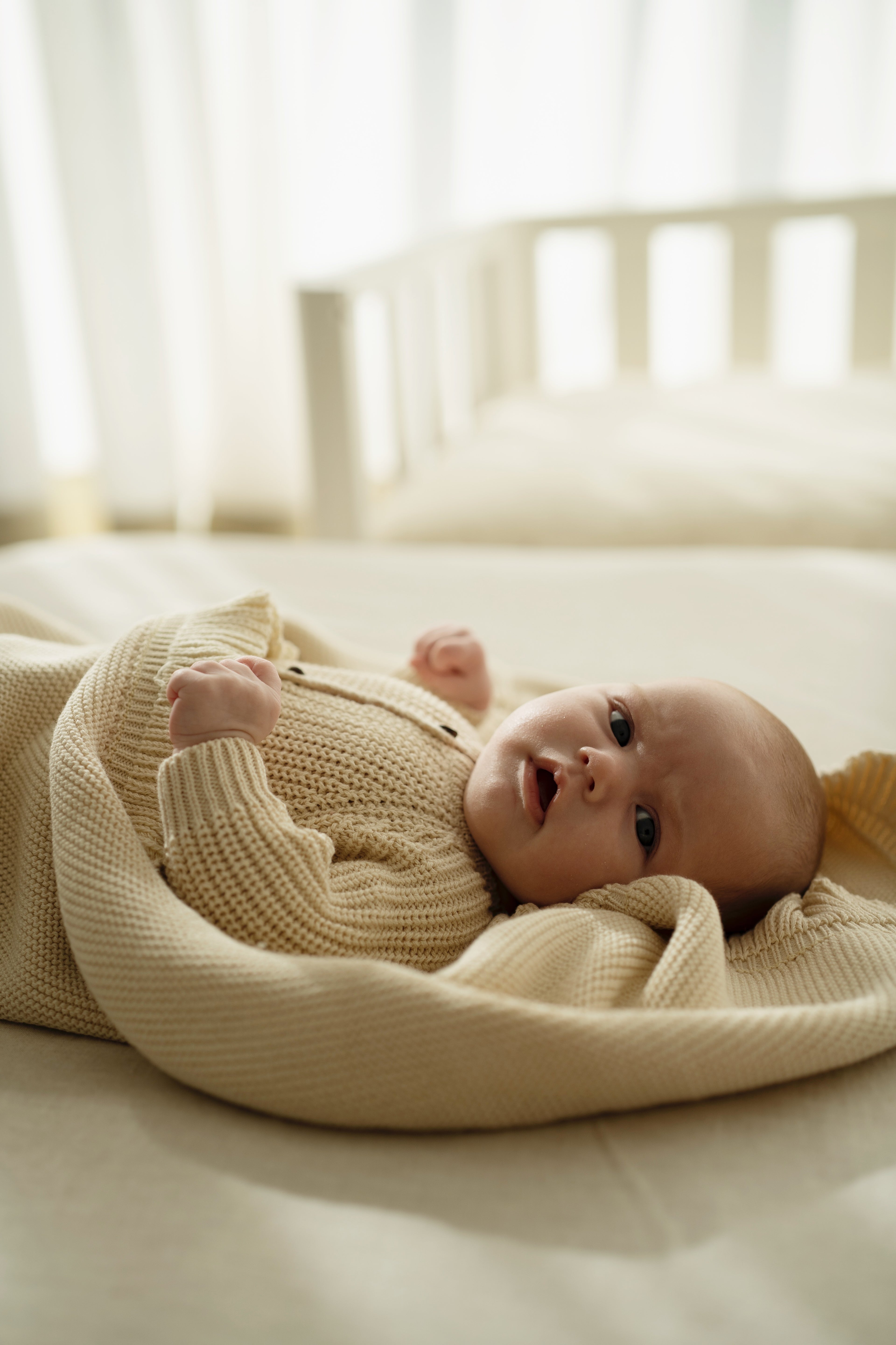 Ensemble en tricot blanc