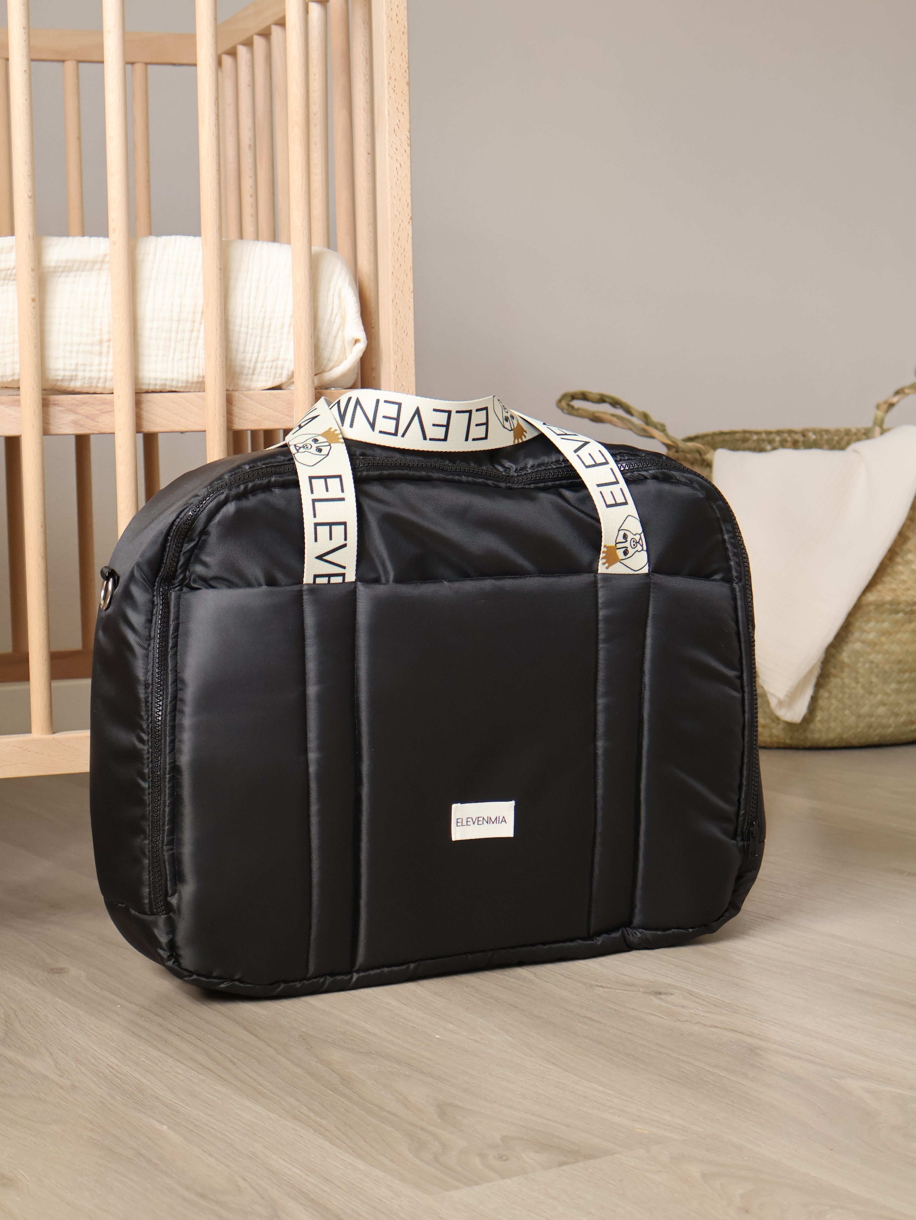 Maleta Maternal Technic Negro Impermeable