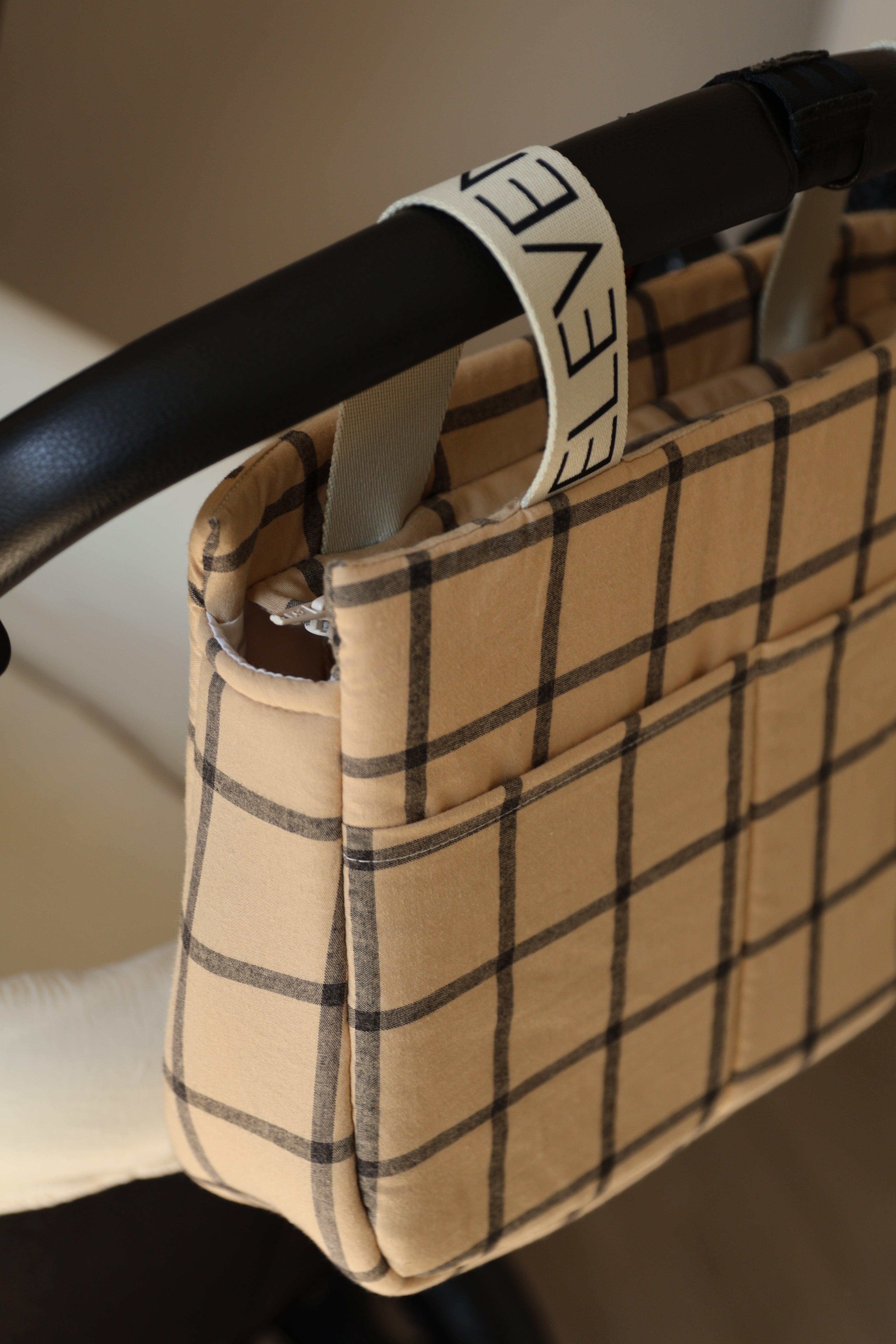 Bolso Babi Cuadro Ocre